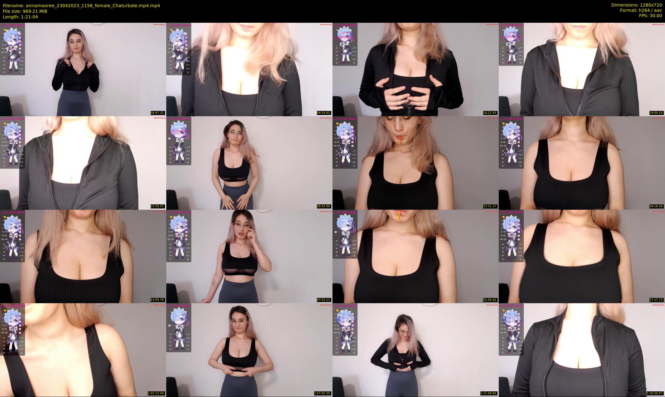 annamooree — 82 minute Chaturbate female cam show recording, 720p, Apr 23, 2023