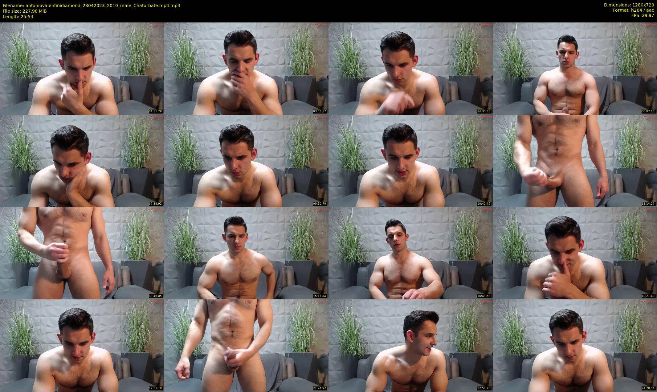antoniovalentinidiamond — 26 minute Chaturbate male cam show recording, 720p, Apr 23, 2023