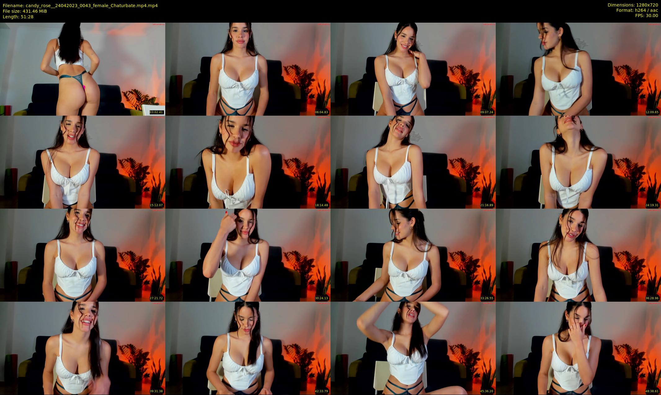 candy_rose_ — 52 minute Chaturbate female cam show recording, 720p, Apr 24, 2023