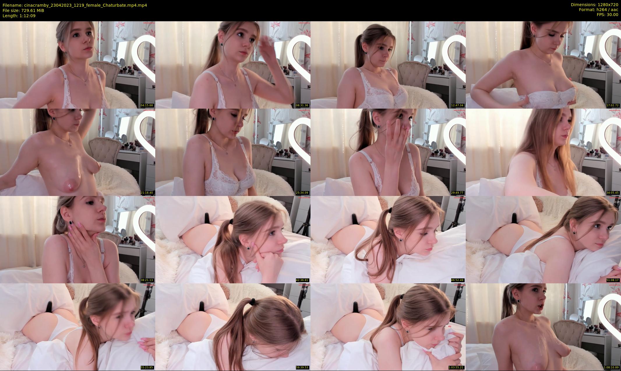 cinacramby — 73 minute Chaturbate female cam show recording, 720p, Apr 23, 2023