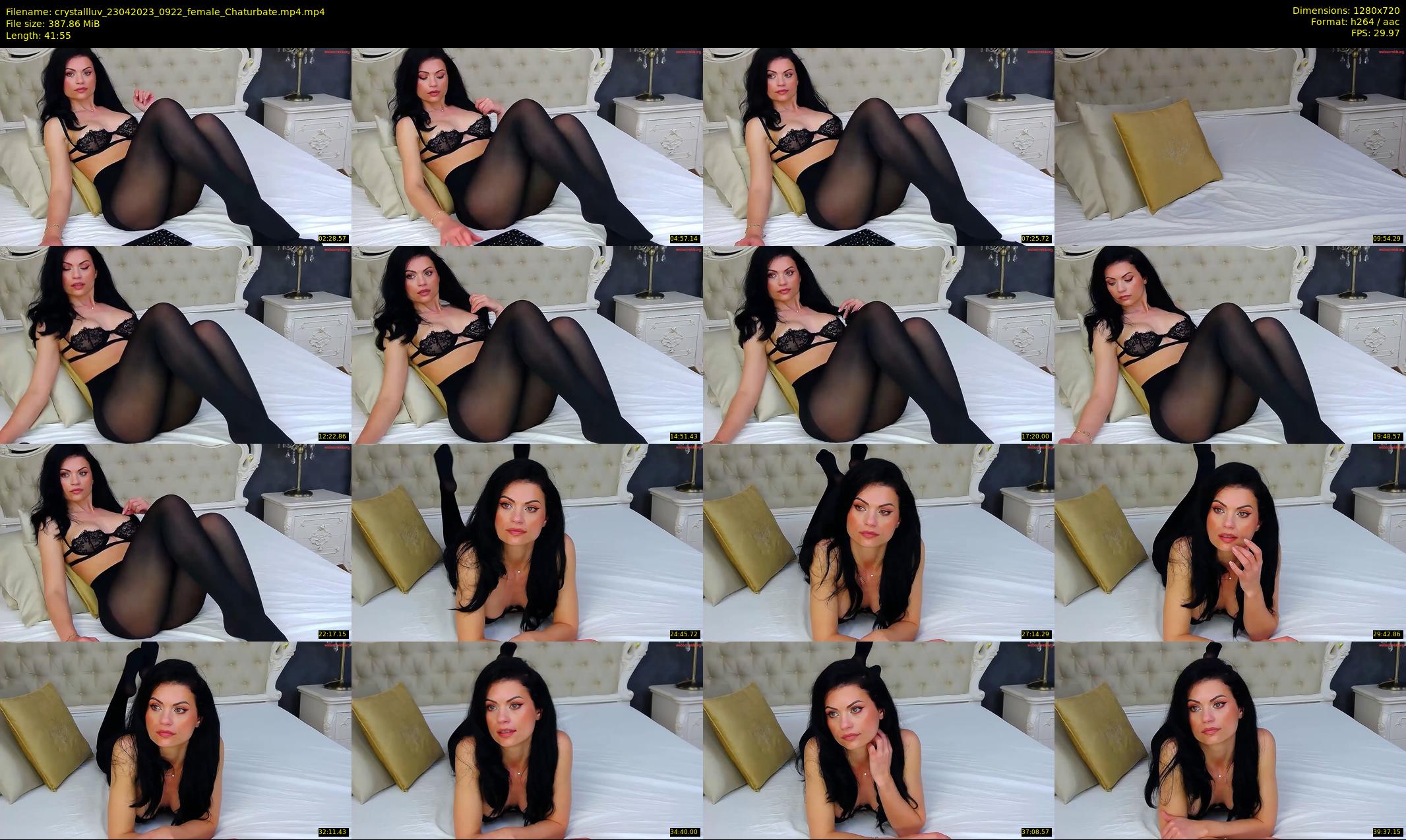 crystallluv — 42 minute Chaturbate female cam show recording, 720p, Apr 23, 2023