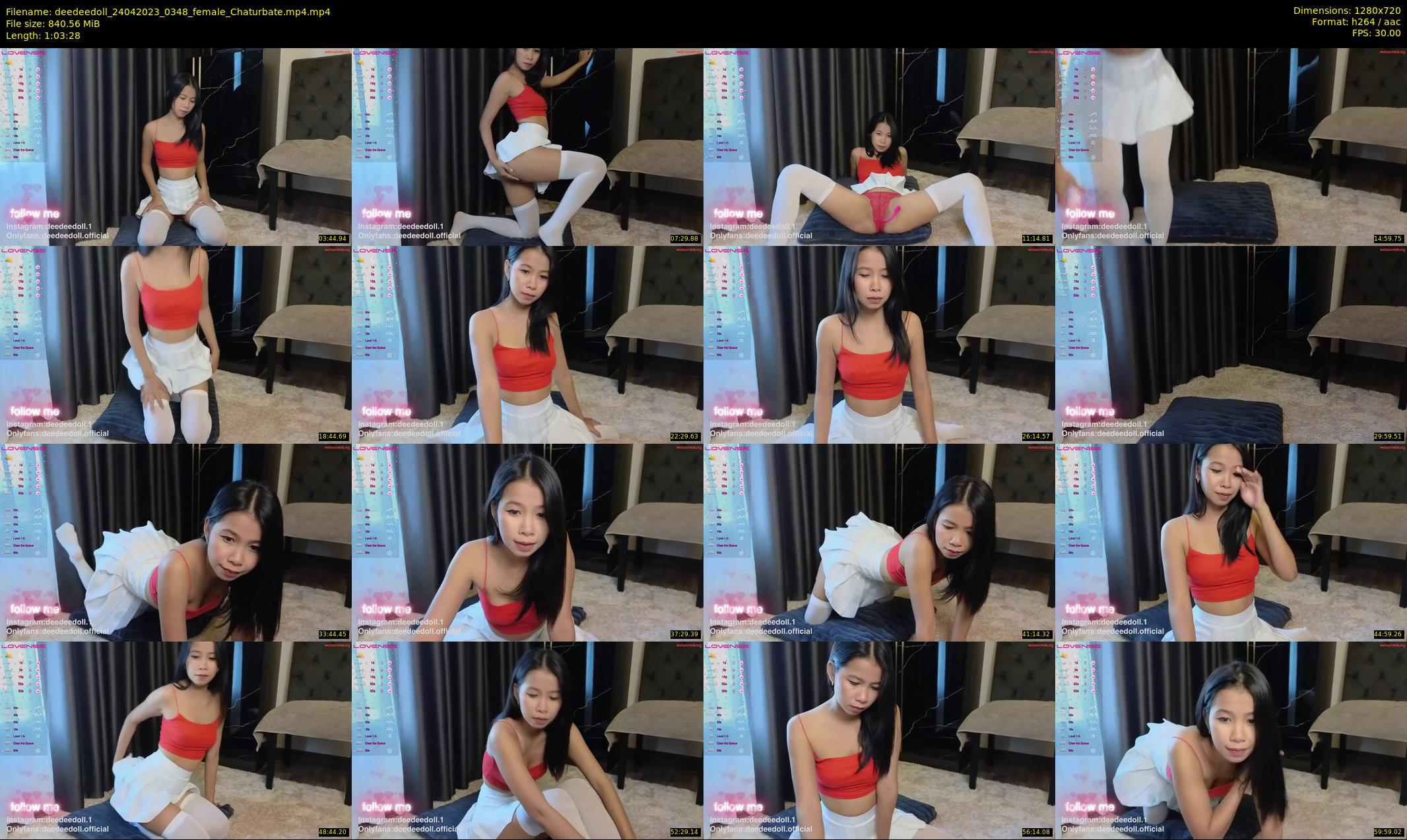 deedeedoll — 64 minute Chaturbate female cam show recording, 720p, Apr 24, 2023