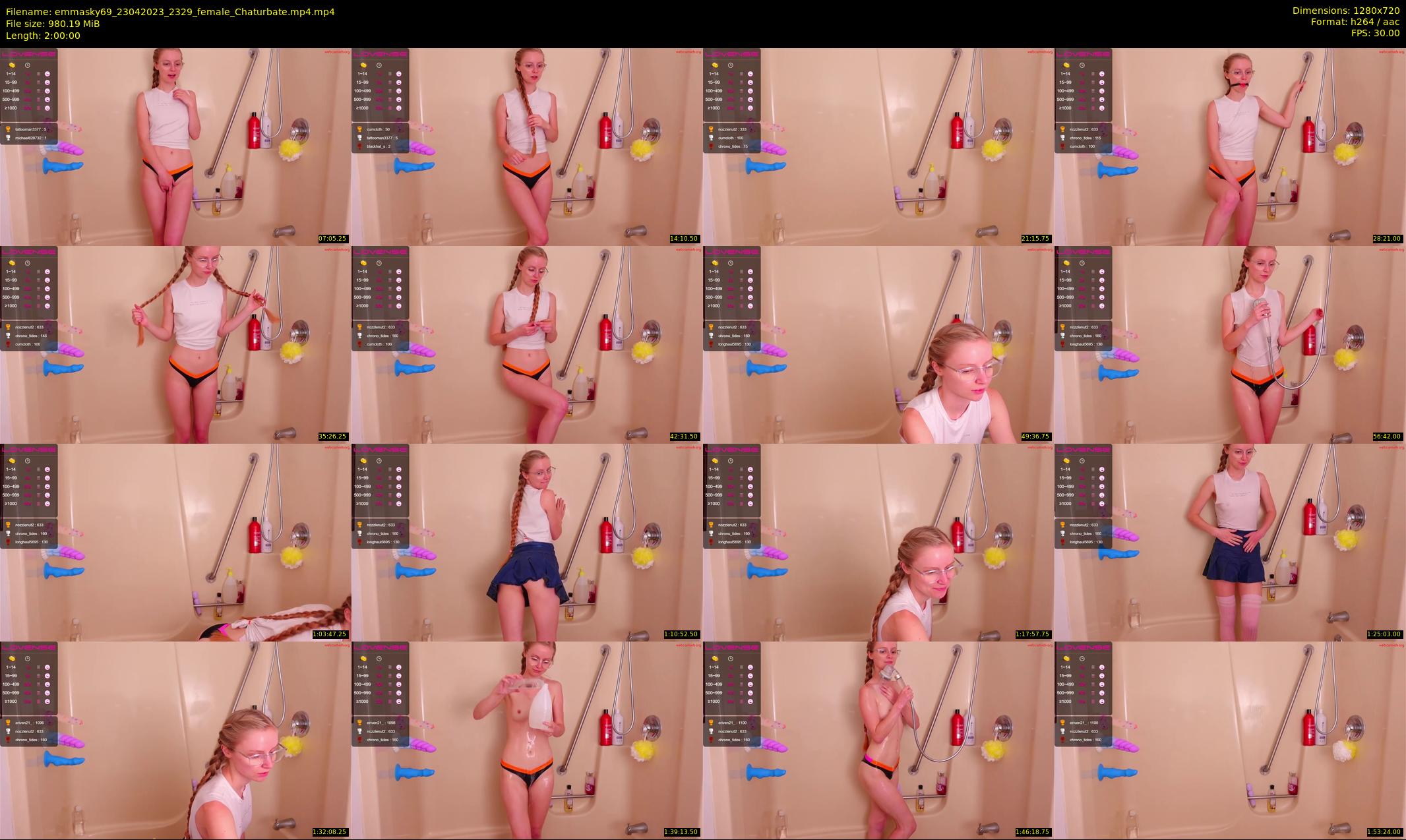 emmasky69 — 120 minute Chaturbate female cam show recording, 720p, Apr 23, 2023