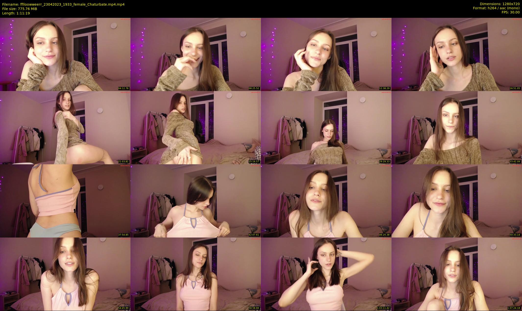 fflloowweerr — 72 minute Chaturbate couple cam show recording, 720p, Apr 23, 2023