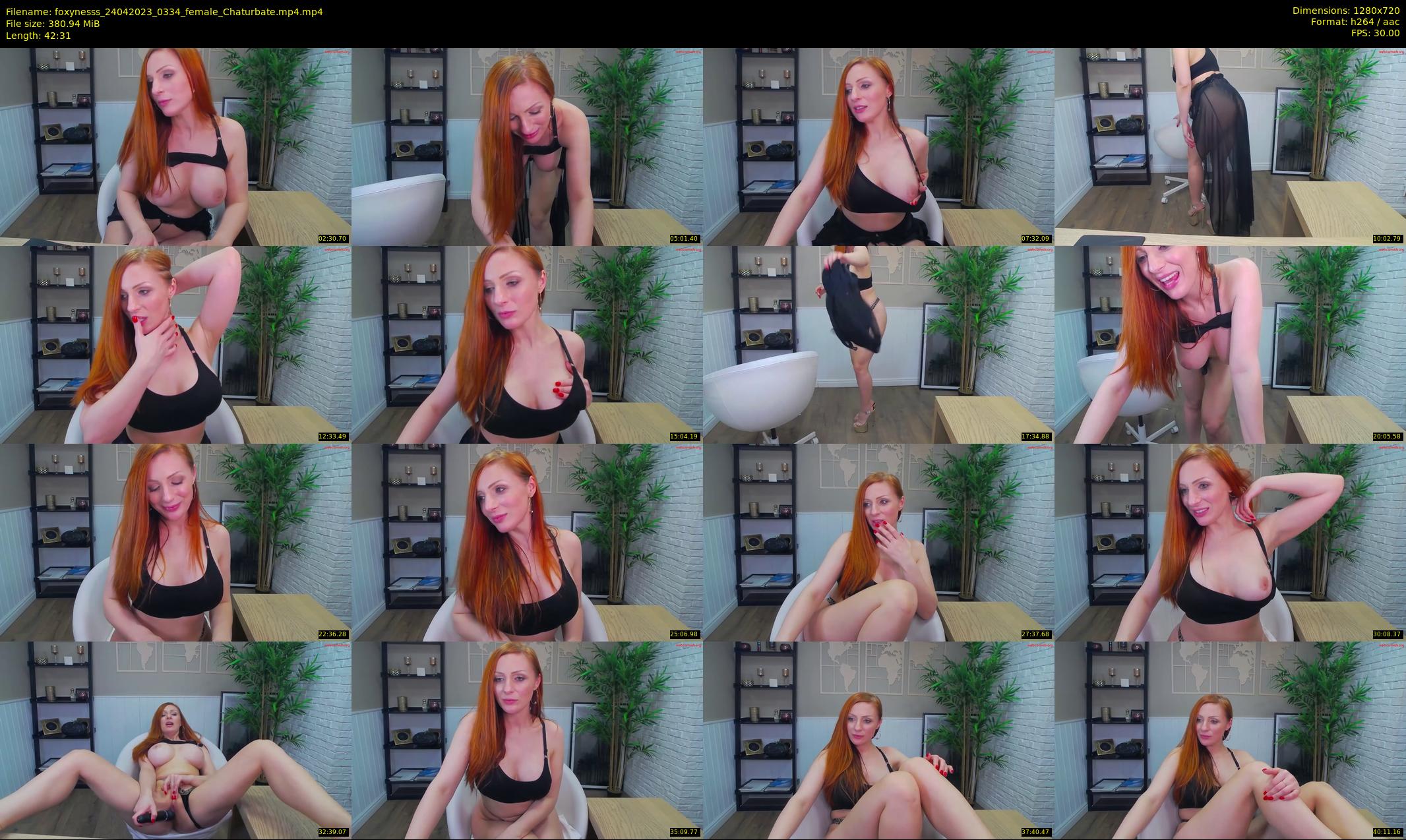 foxynesss — 43 minute Chaturbate female cam show recording, 720p, Apr 24, 2023