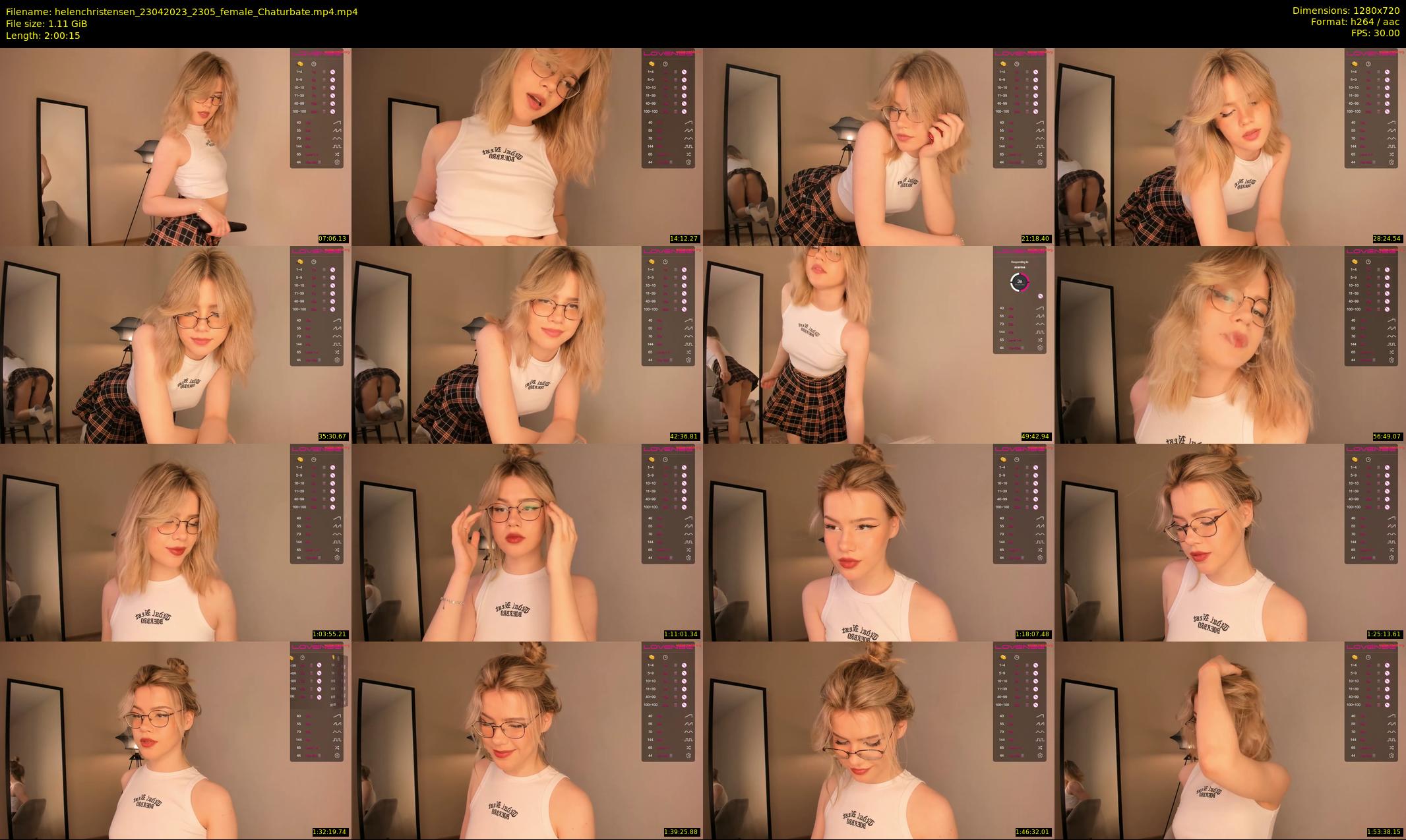 helenchristensen — 121 minute Chaturbate female cam show recording, 720p, Apr 23, 2023