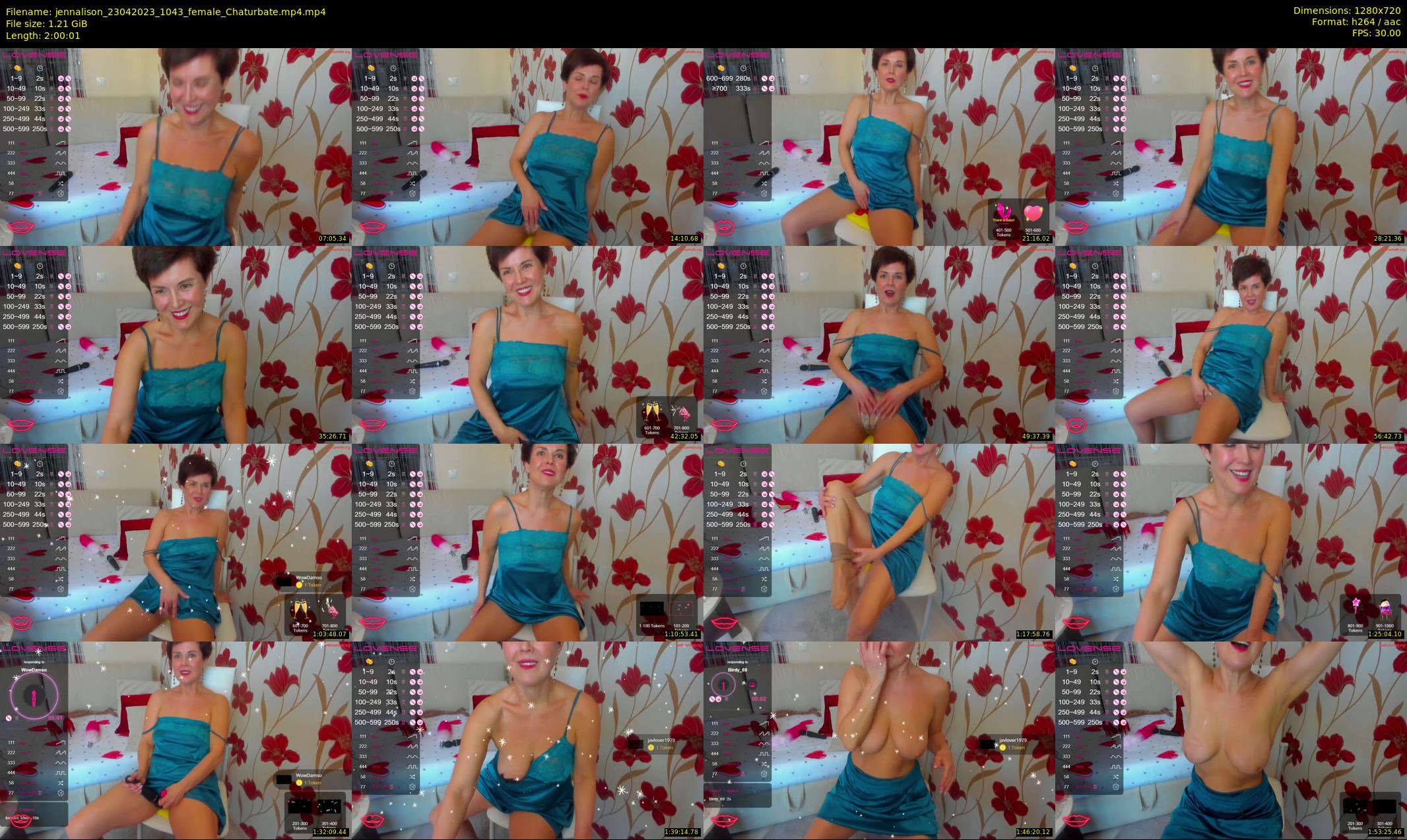 jennalison — 121 minute Chaturbate female cam show recording, 720p, Apr 23, 2023
