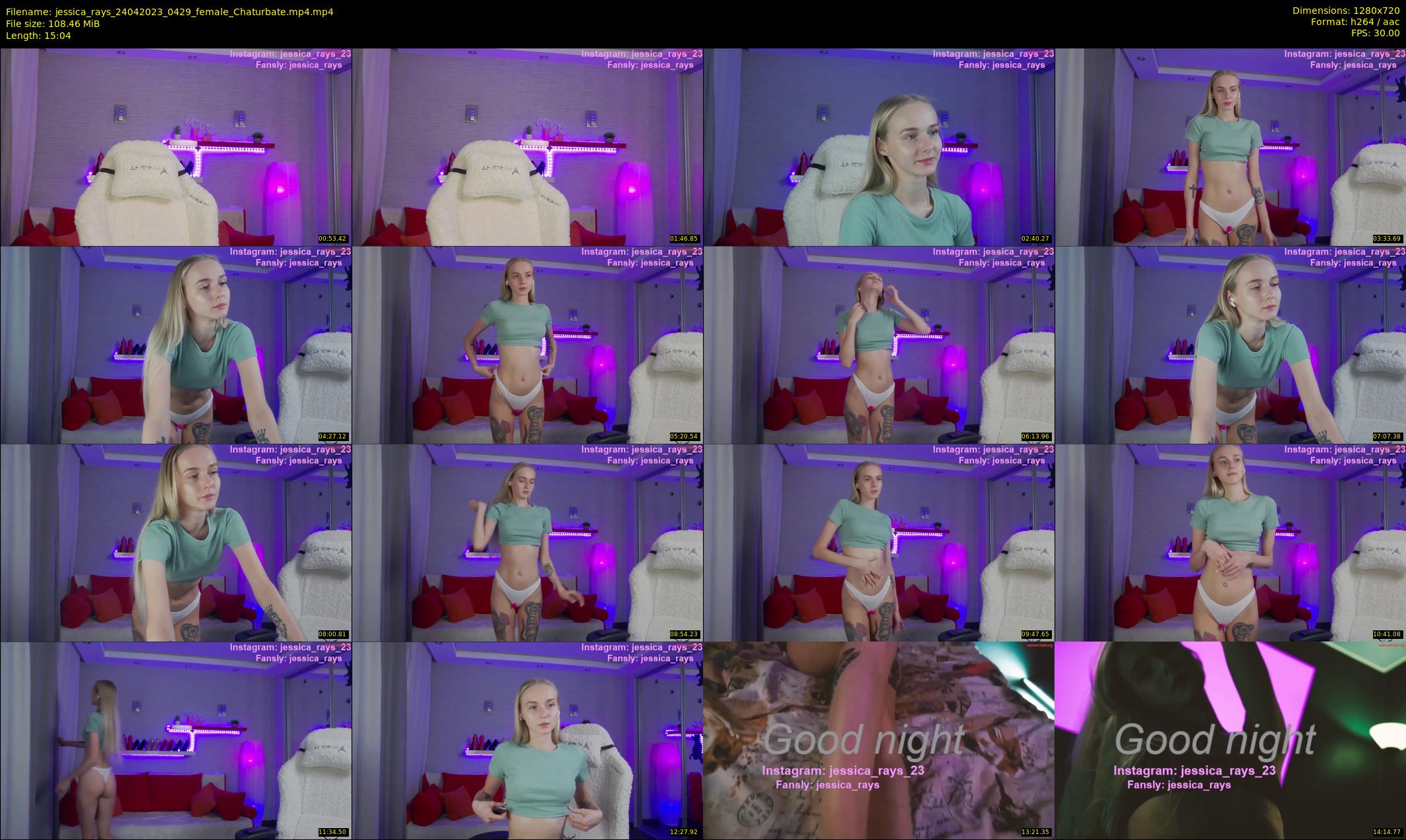 jessica_rays — 16 minute Chaturbate couple cam show recording, 720p, Apr 24, 2023