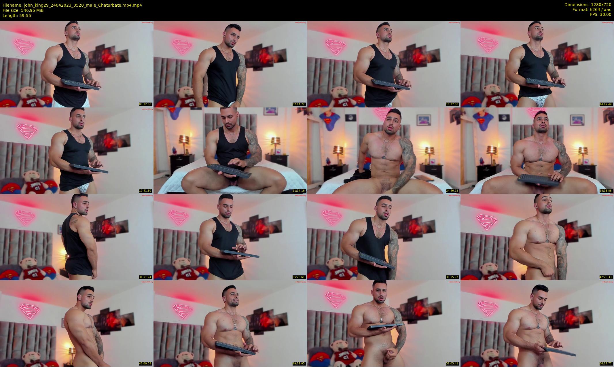 john_king29 — 60 minute Chaturbate male cam show recording, 720p, Apr 24, 2023
