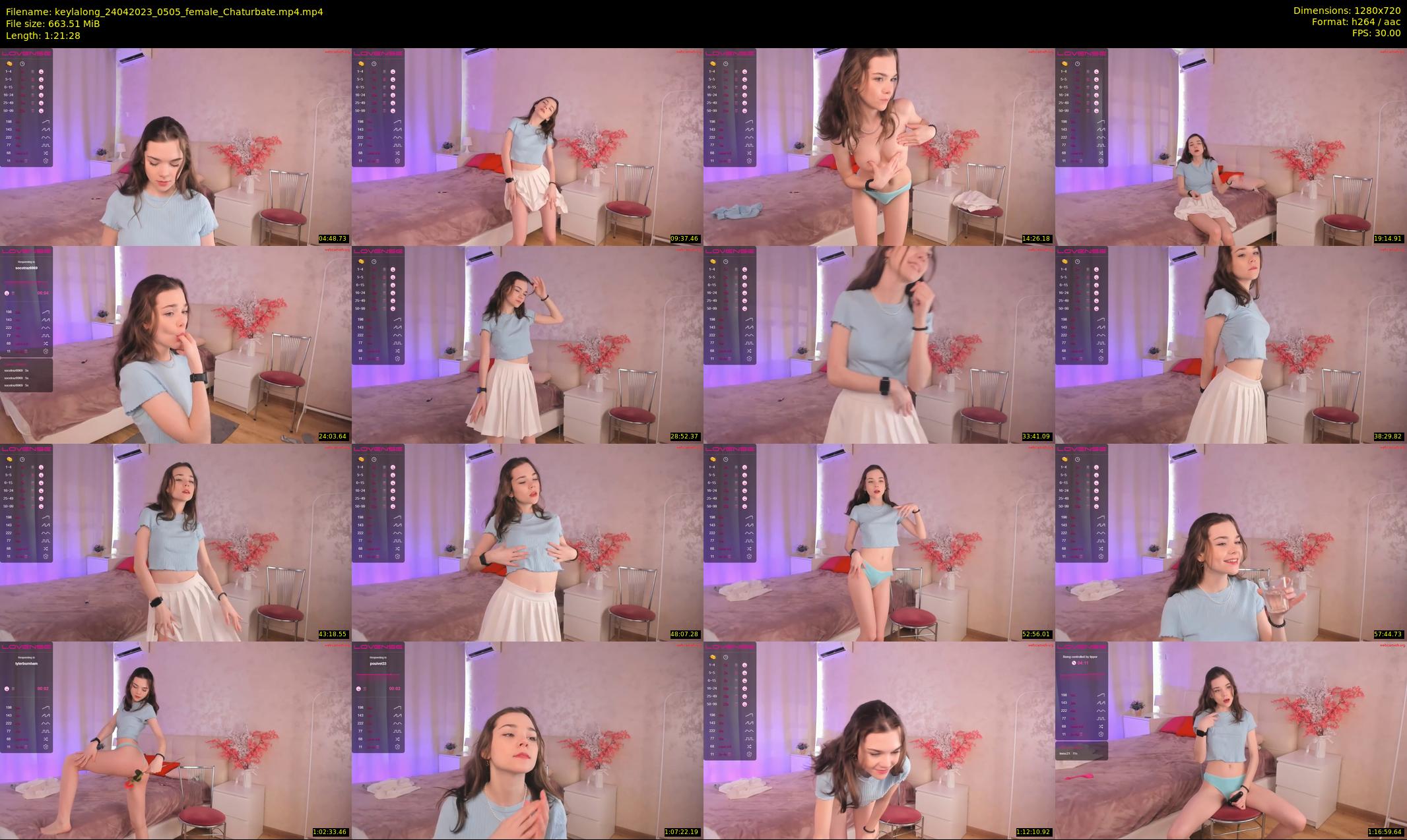 keylalong — 82 minute Chaturbate female cam show recording, 720p, Apr 24, 2023