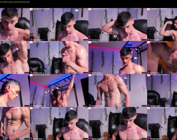 metatron_muscle — 44 minute Chaturbate male cam show recording, 720p, Apr 23, 2023