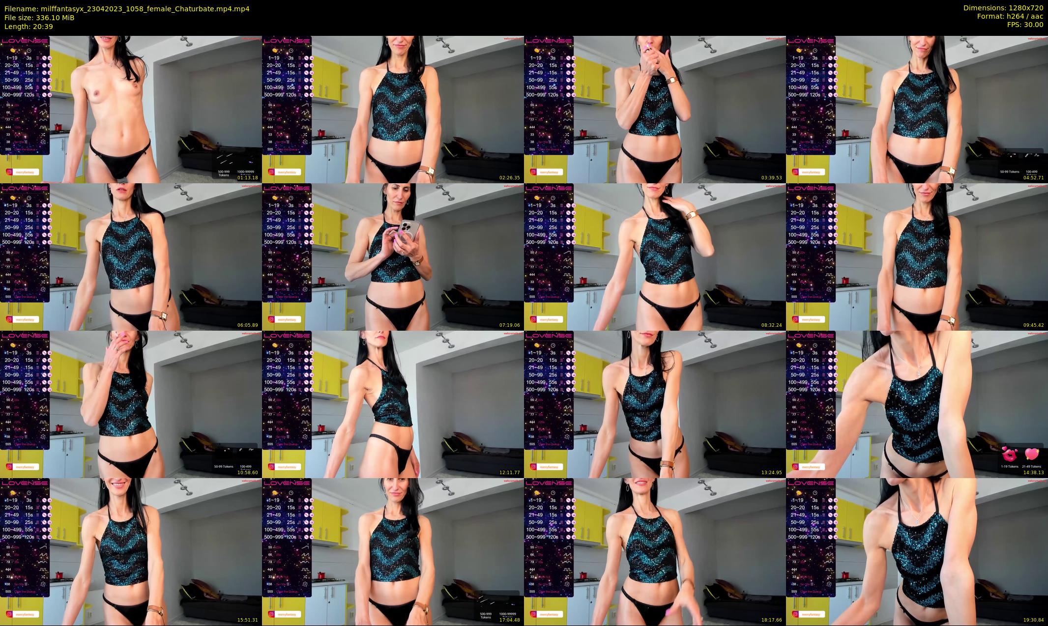 milffantasyx — 21 minute Chaturbate female cam show recording, 720p, Apr 23, 2023