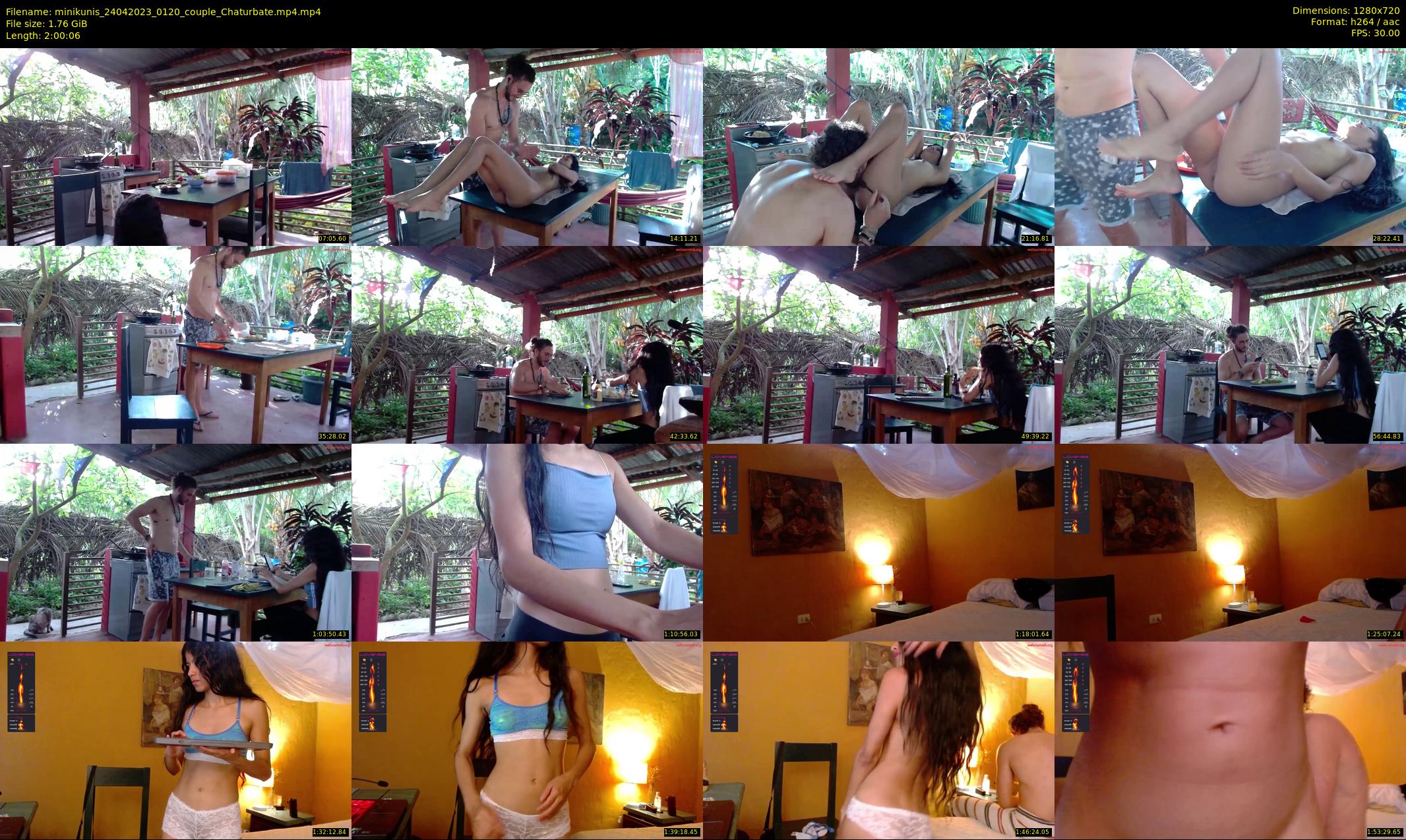 minikunis — 121 minute Chaturbate couple cam show recording, 720p, Apr 24, 2023