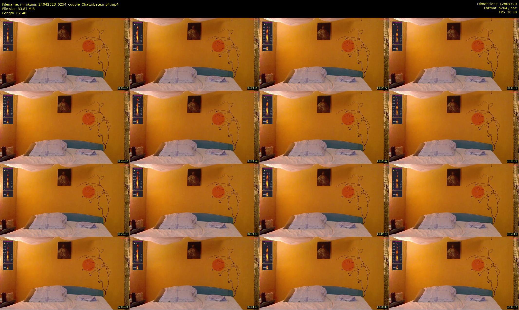 minikunis — 3 minute Chaturbate couple cam show recording, 720p, Apr 24, 2023