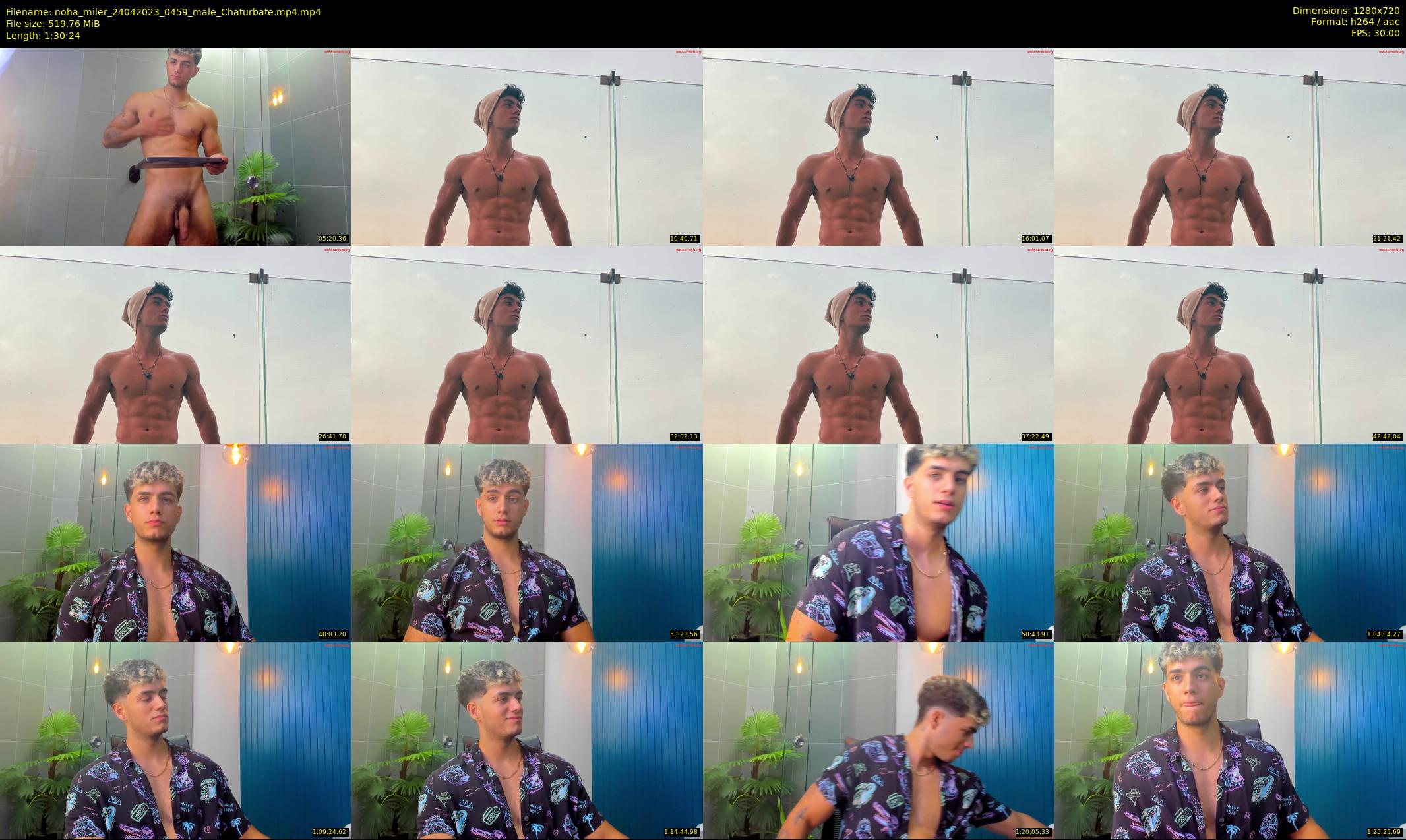 noha_miler — 91 minute Chaturbate male cam show recording, 720p, Apr 24, 2023