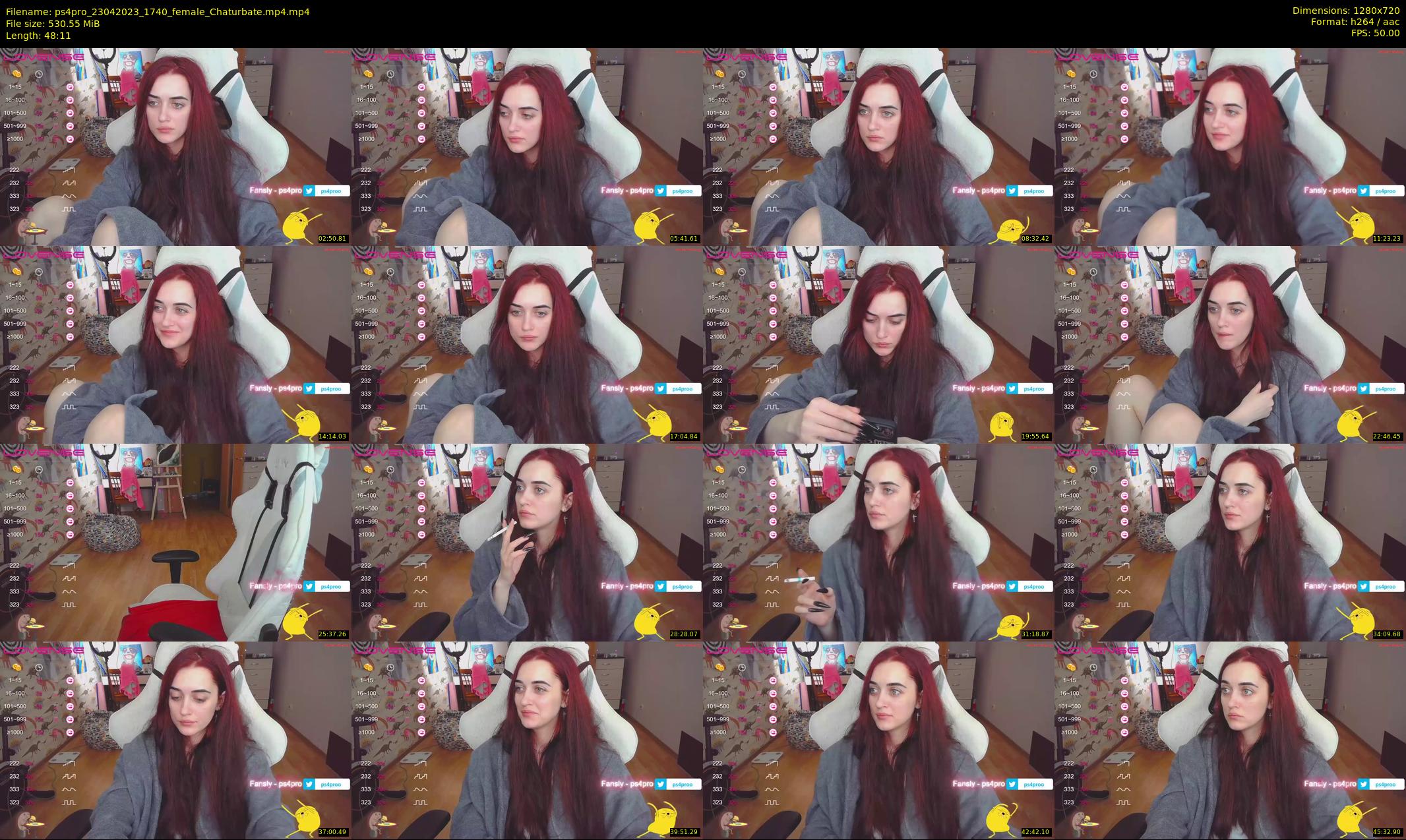 ps4pro — 49 minute Chaturbate female cam show recording, 720p, Apr 23, 2023