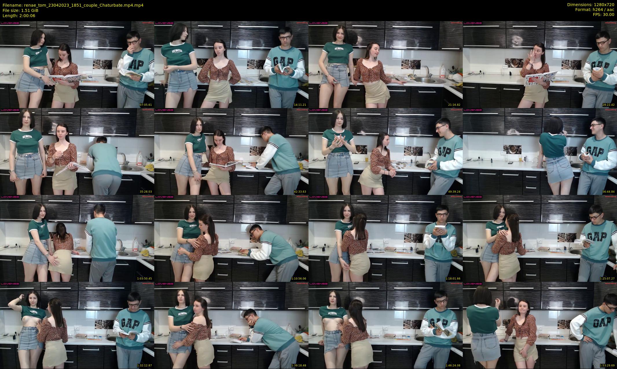 renae_tom — 121 minute Chaturbate couple cam show recording, 720p, Apr 23, 2023