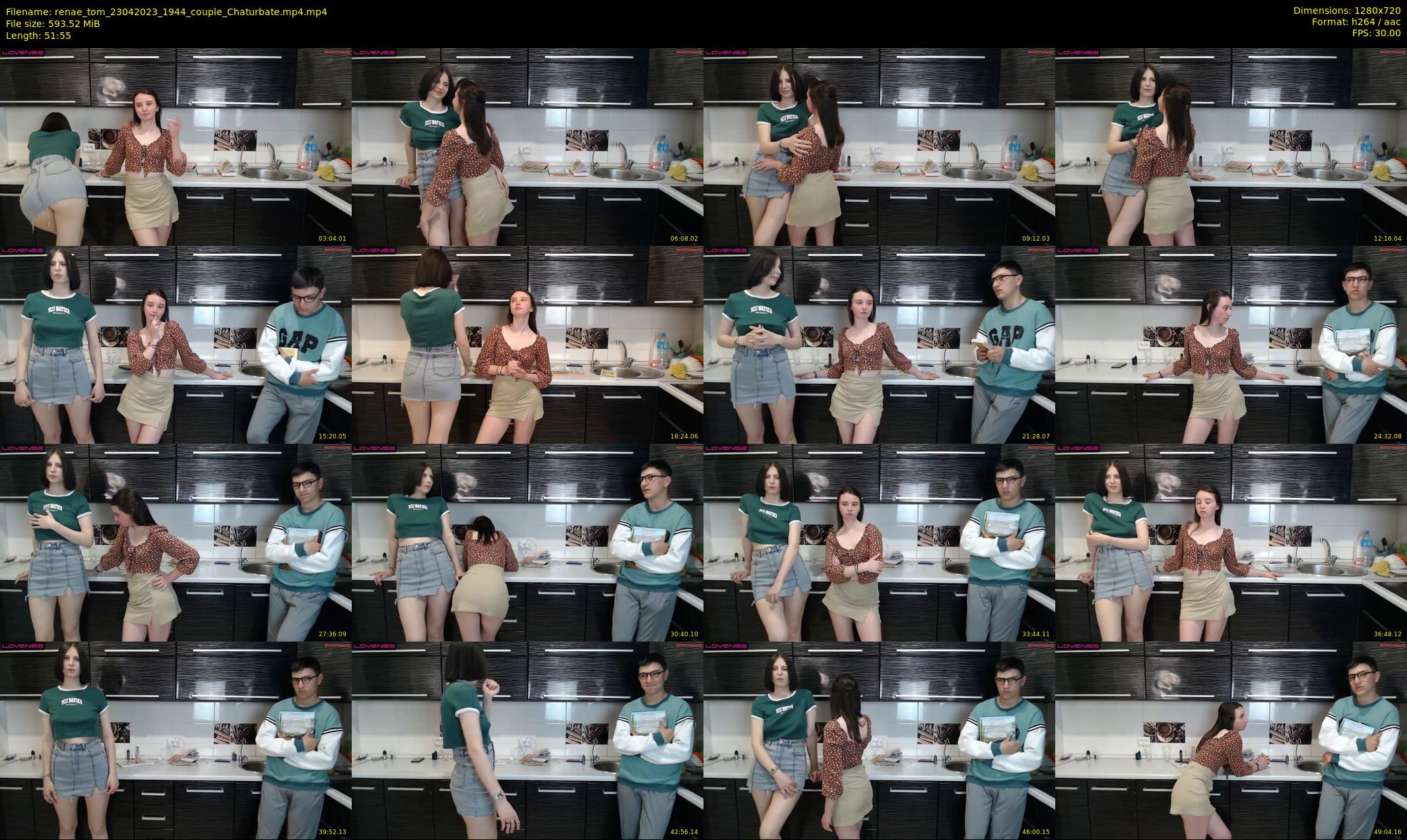 renae_tom — 52 minute Chaturbate couple cam show recording, 720p, Apr 23, 2023