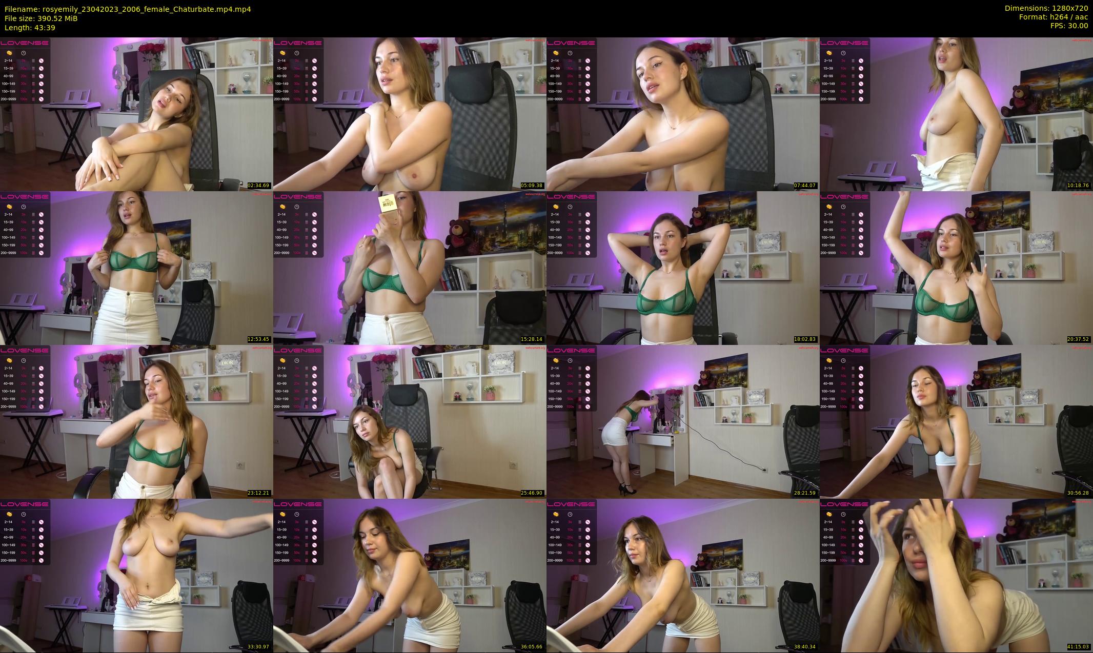 rosyemily — 44 minute Chaturbate female cam show recording, 720p, Apr 23, 2023