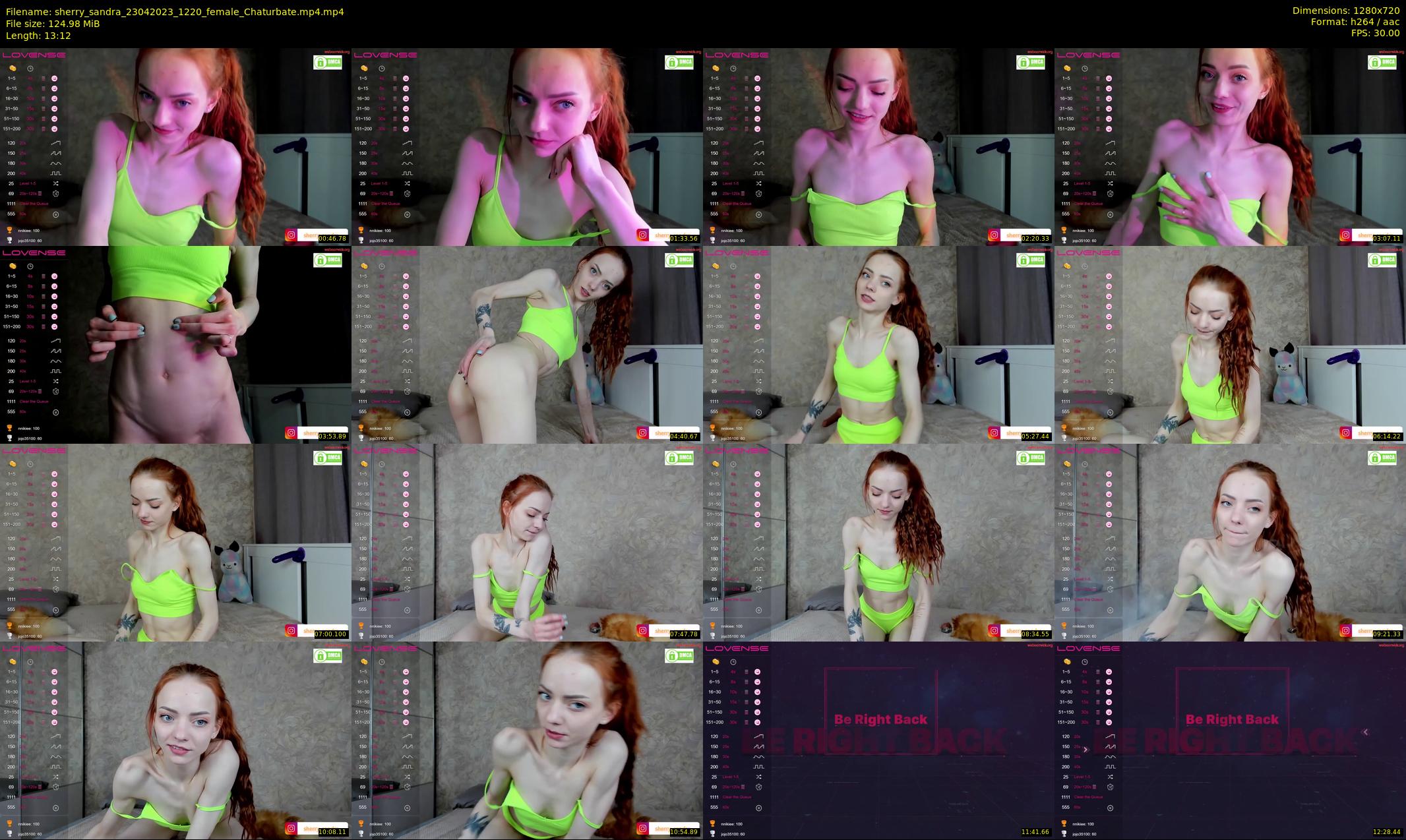 sherry_sandra — 14 minute Chaturbate female cam show recording, 720p, Apr 23, 2023