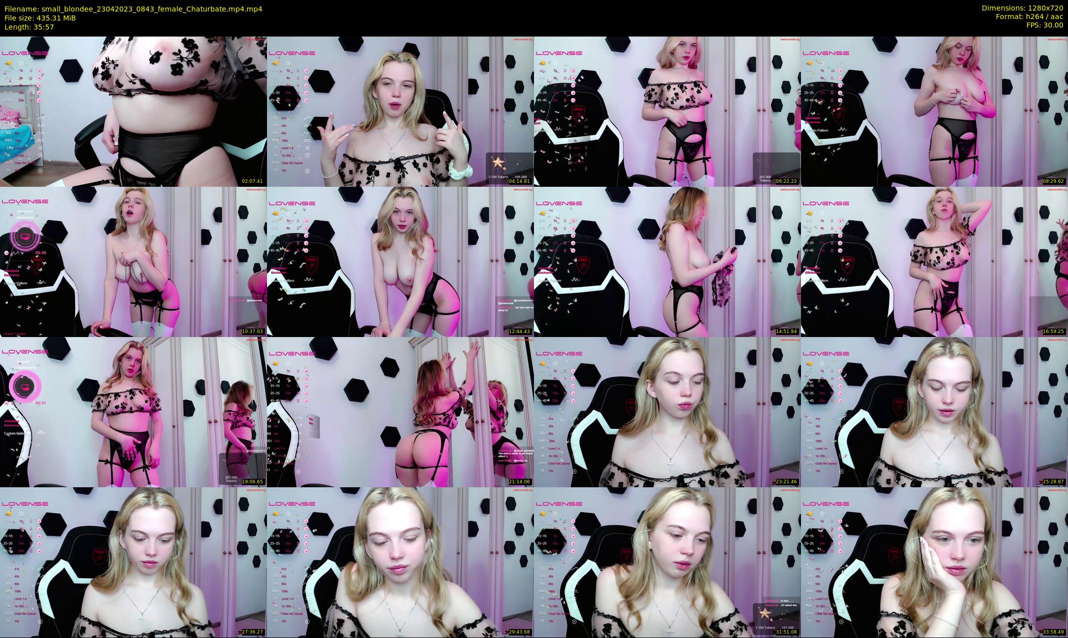 small_blondee — 36 minute Chaturbate female cam show recording, 720p, Apr 23, 2023