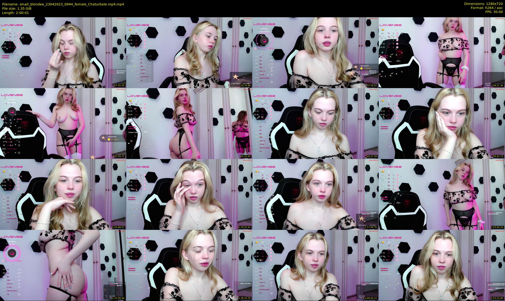 small_blondee — 121 minute Chaturbate female cam show recording, 720p, Apr 23, 2023