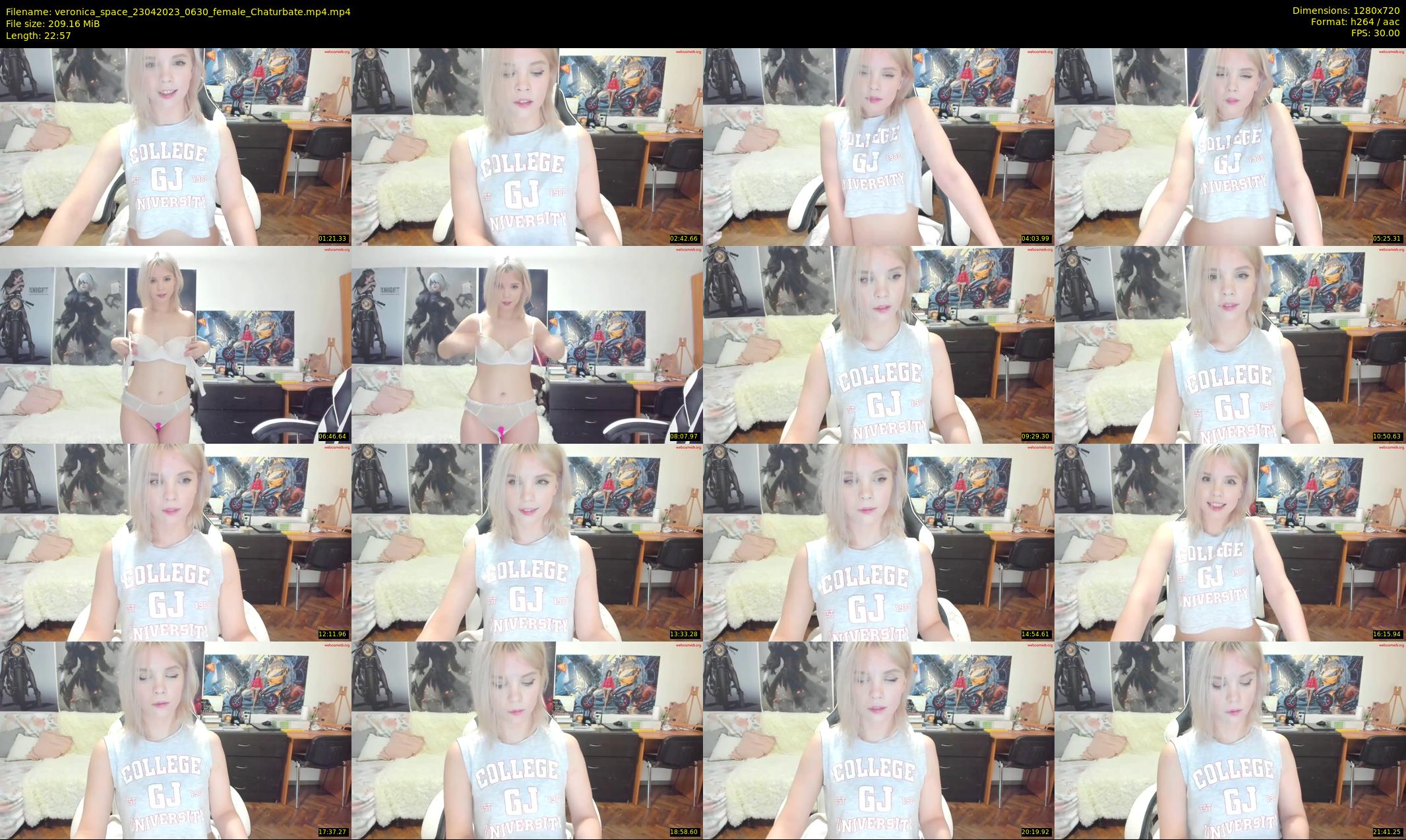 veronica_space — 23 minute Chaturbate female cam show recording, 720p, Apr 23, 2023