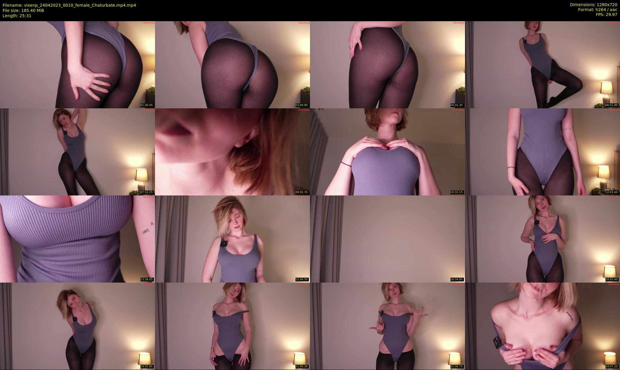 vixenp — 26 minute Chaturbate female cam show recording, 720p, Apr 24, 2023