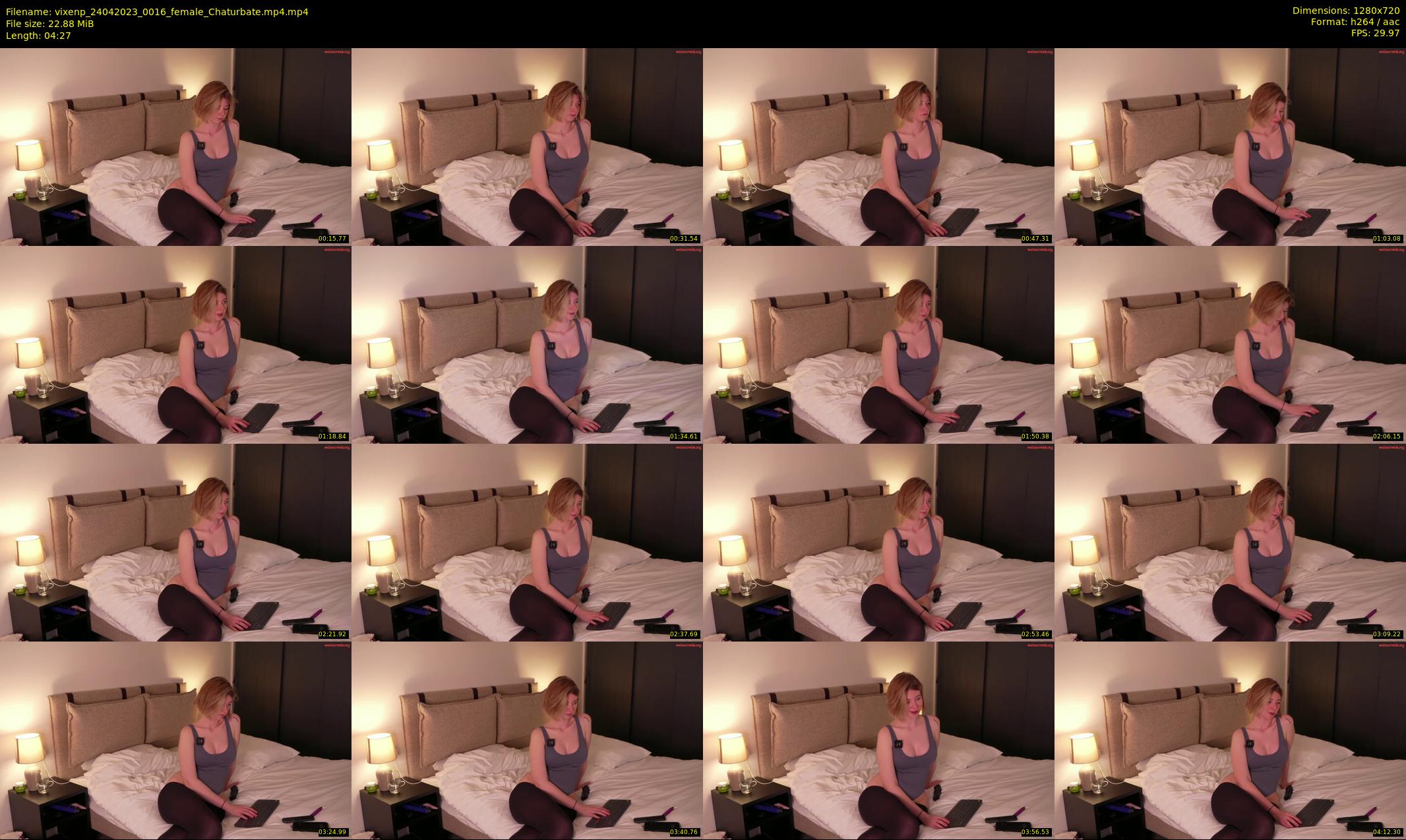 vixenp — 5 minute Chaturbate female cam show recording, 720p, Apr 24, 2023