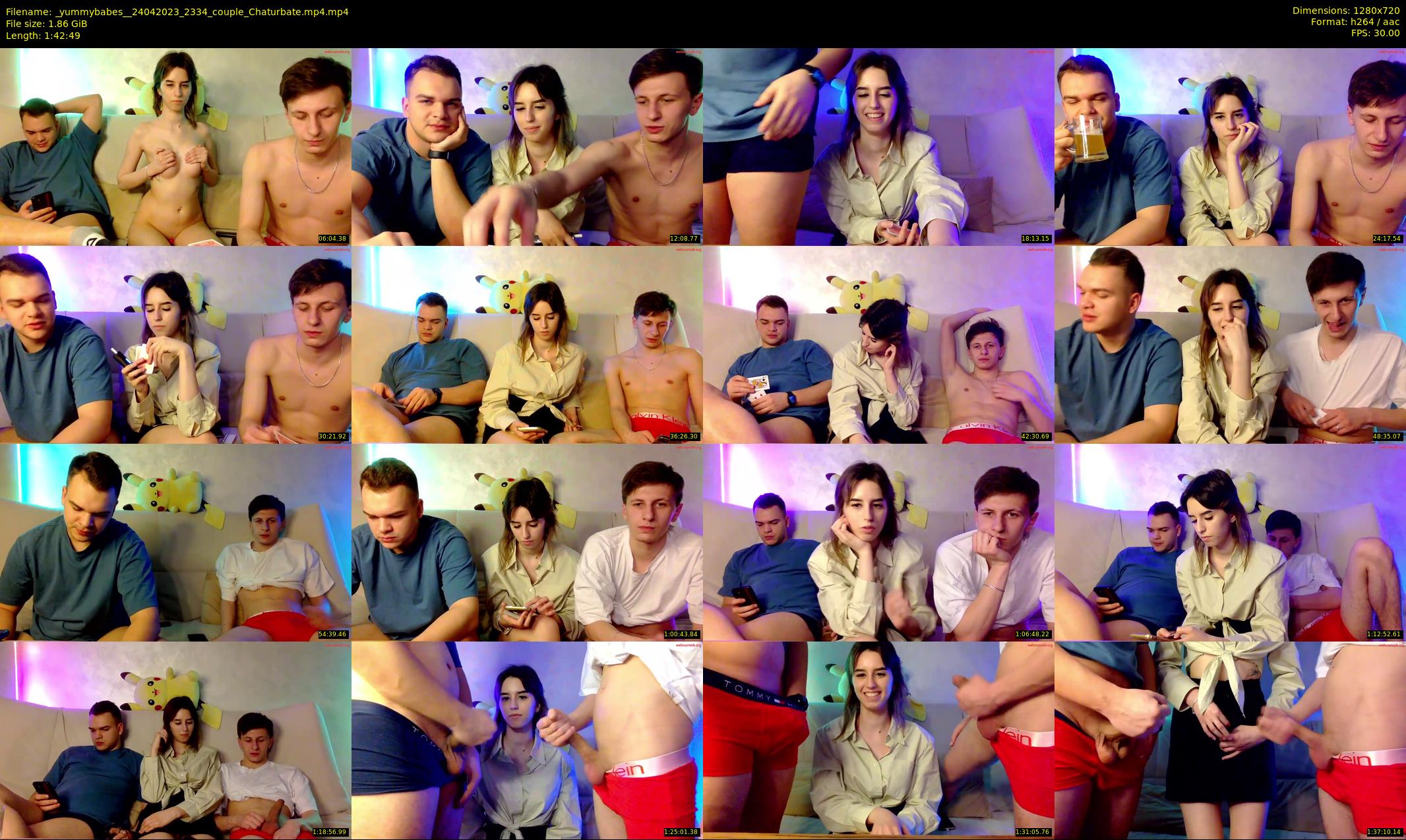 _yummybabes_ — 103 minute Chaturbate couple cam show recording, 720p, Apr 24, 2023