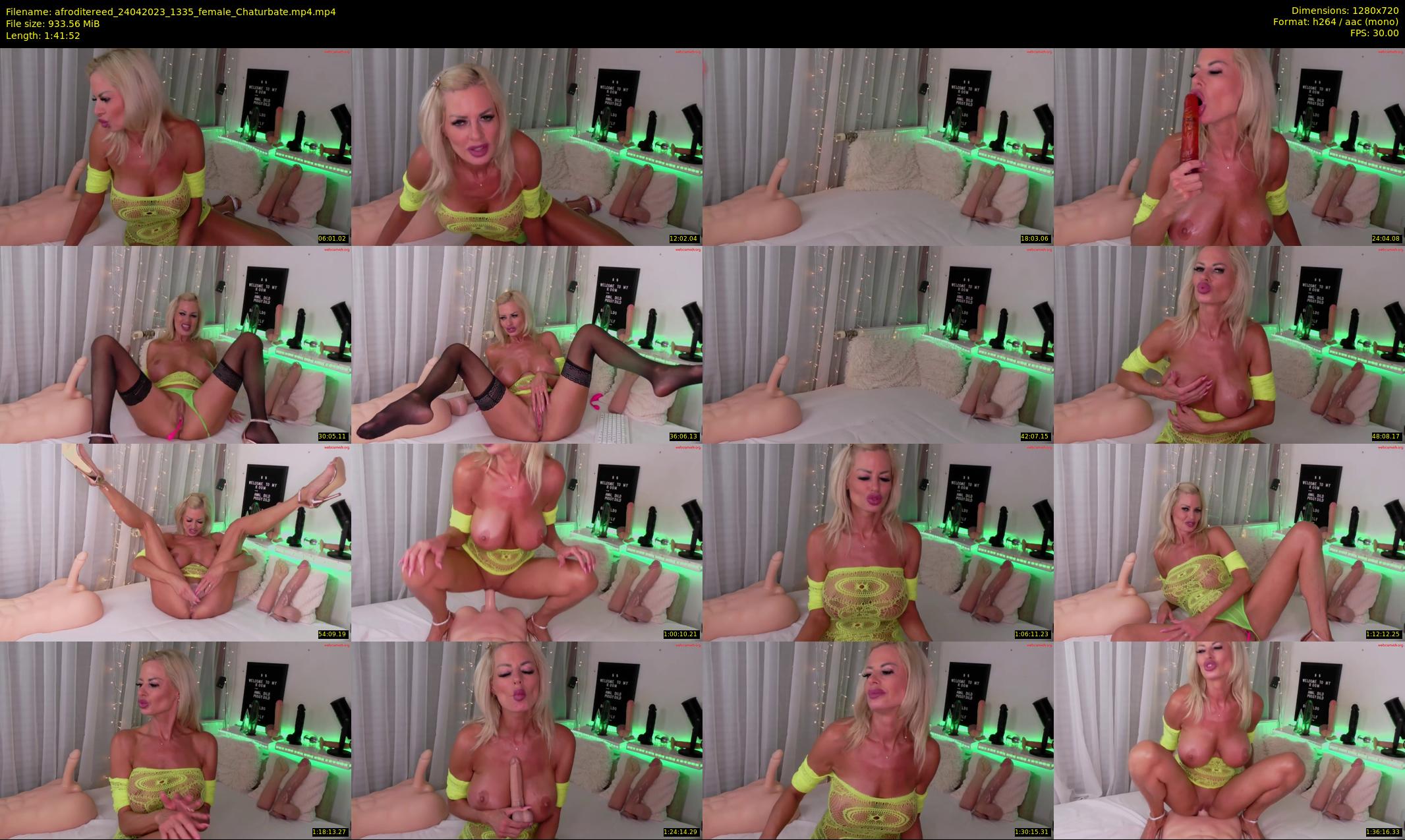 afroditereed — 102 minute Chaturbate female cam show recording, 720p, Apr 24, 2023