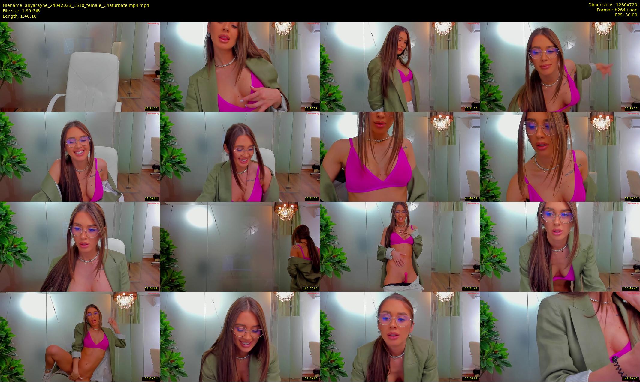 anyarayne — 109 minute Chaturbate female cam show recording, 720p, Apr 24, 2023