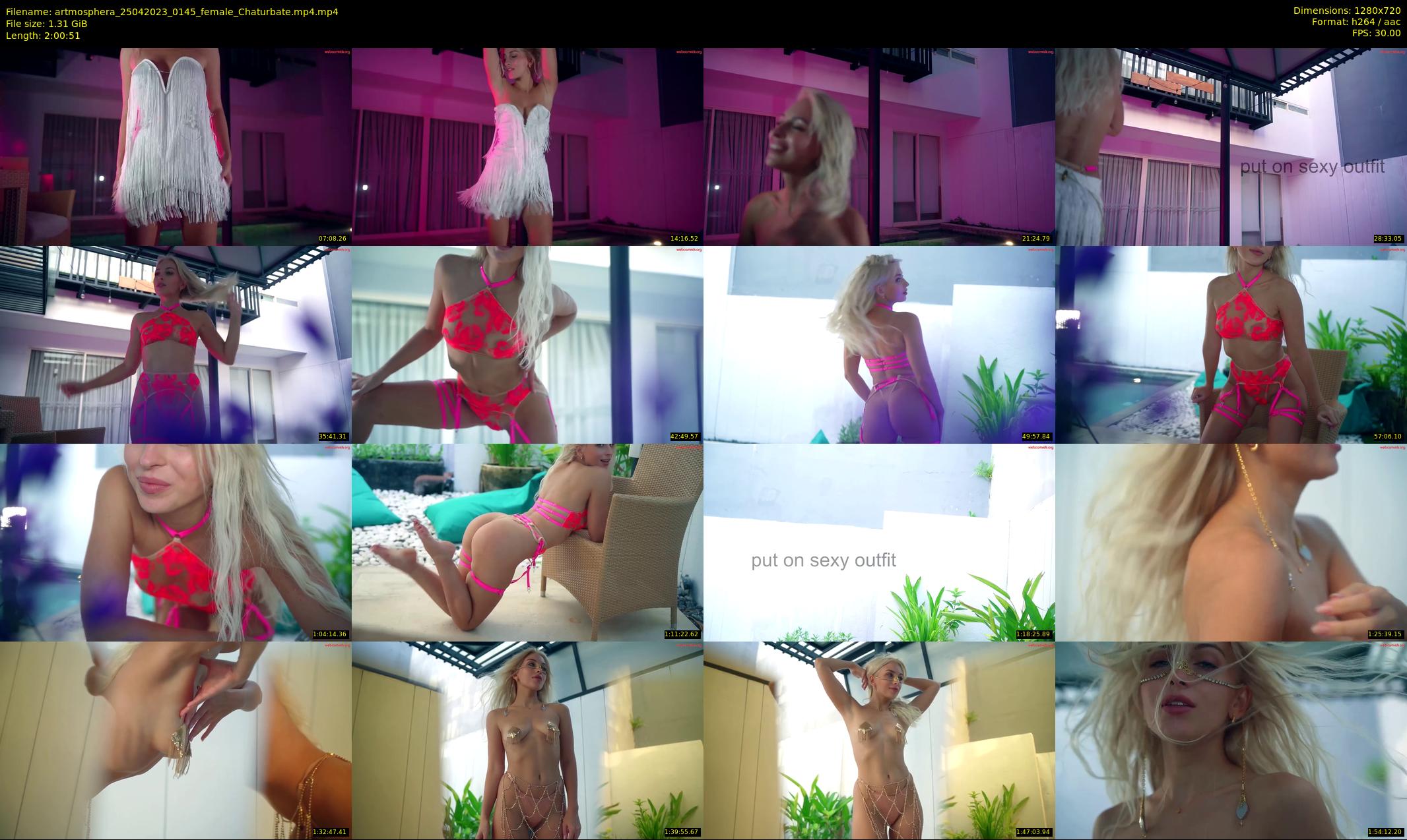 artmosphera — 121 minute Chaturbate female cam show recording, 720p, Apr 25, 2023