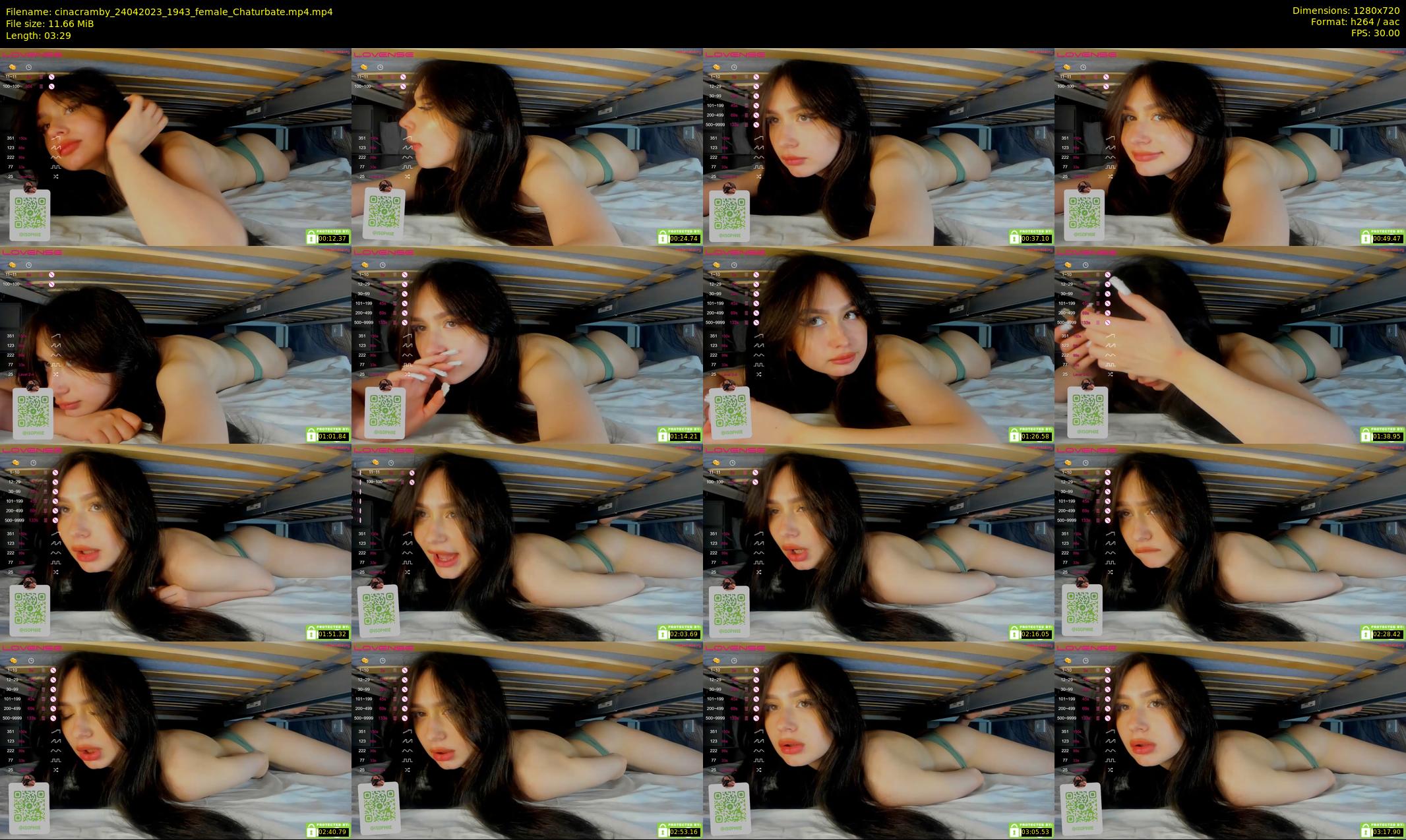 cinacramby — 4 minute Chaturbate female cam show recording, 720p, Apr 24, 2023