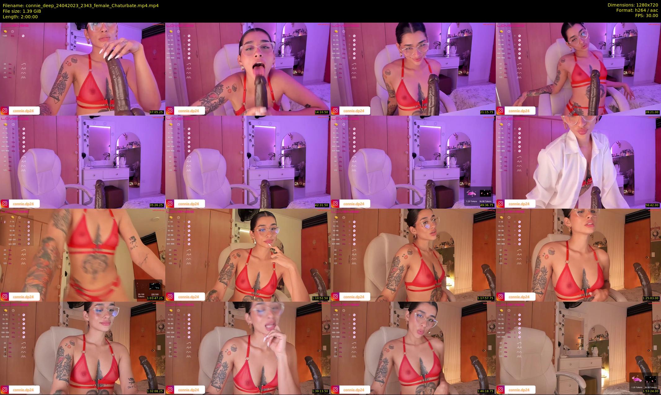 connie_deep — 120 minute Chaturbate female cam show recording, 720p, Apr 24, 2023