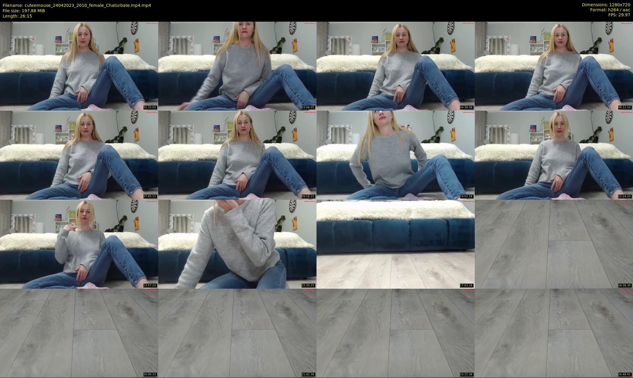 cuteemouse — 27 minute Chaturbate female cam show recording, 720p, Apr 24, 2023