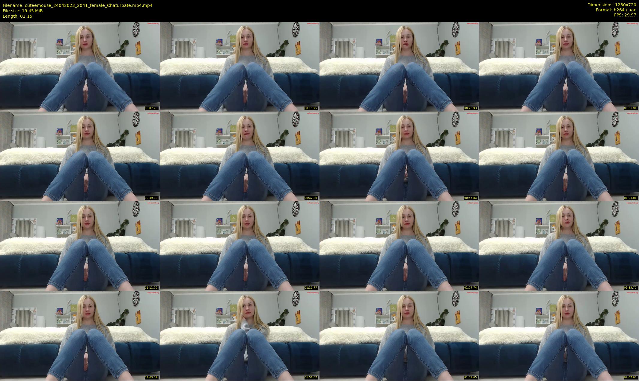 cuteemouse — 3 minute Chaturbate female cam show recording, 720p, Apr 24, 2023