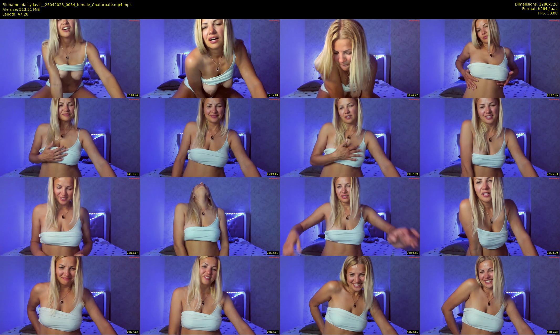daisydavis_ — 48 minute Chaturbate female cam show recording, 720p, Apr 25, 2023
