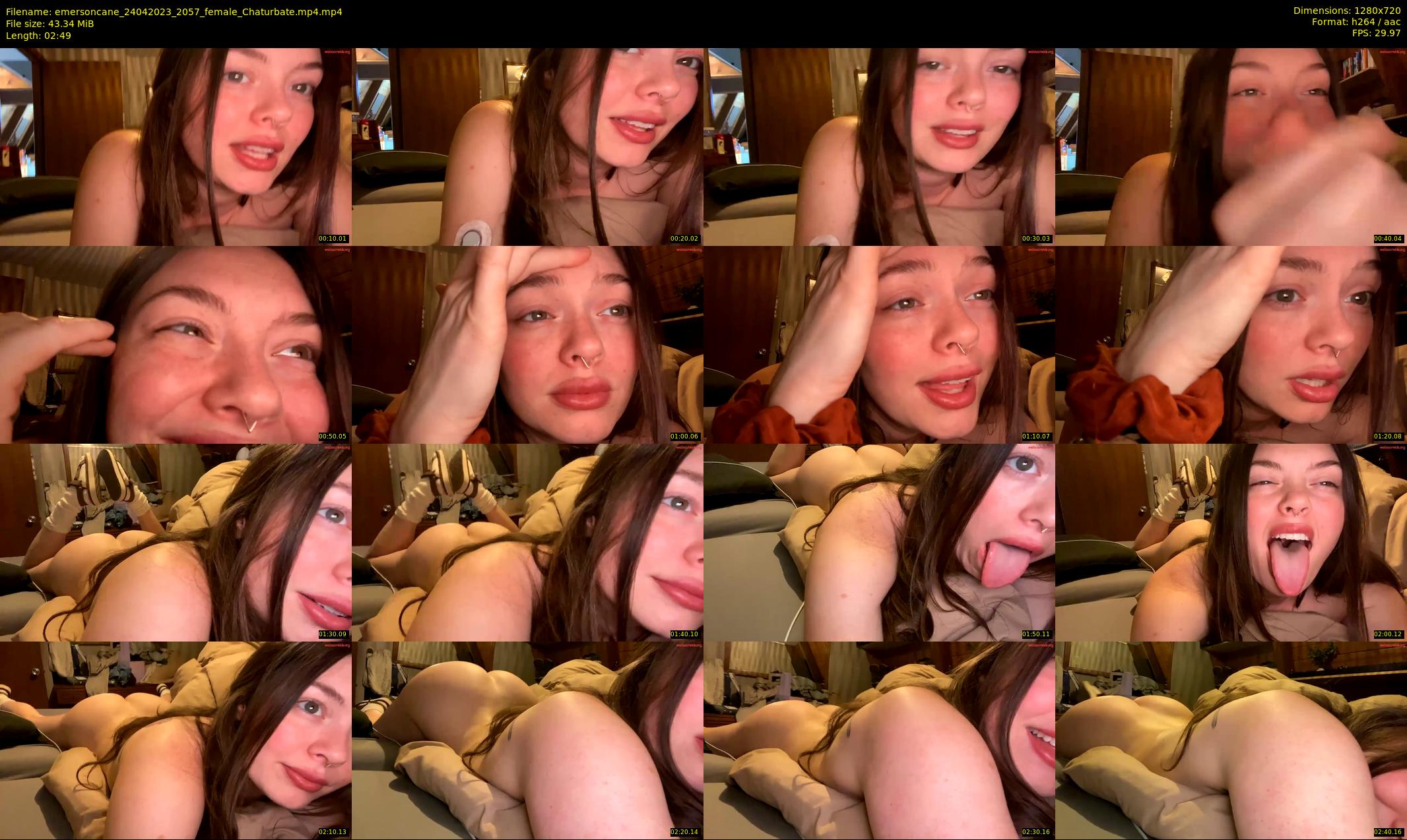 emersoncane — 3 minute Chaturbate female cam show recording, 720p, Apr 24, 2023