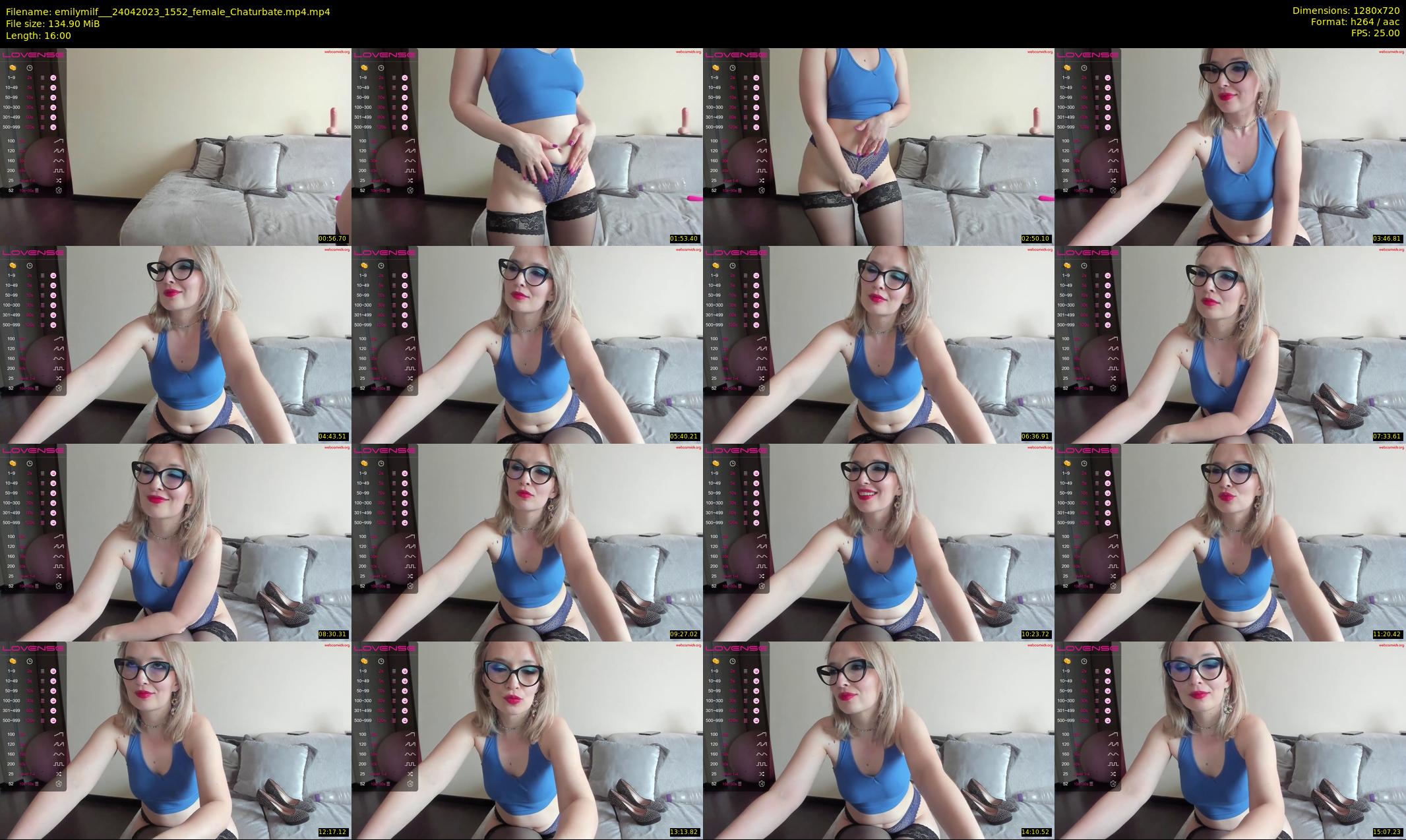 emilymilf__ — 16 minute Chaturbate female cam show recording, 720p, Apr 24, 2023
