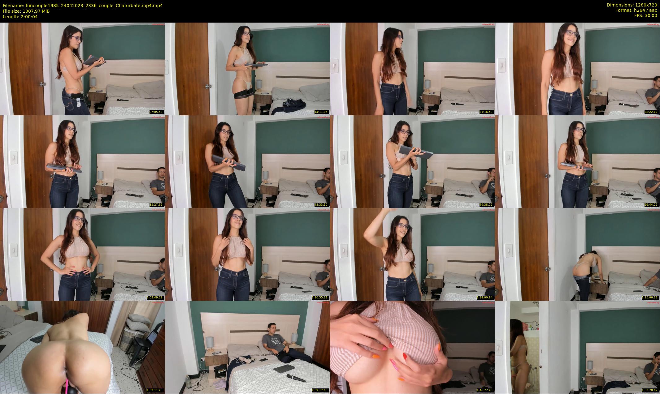 funcouple1985 — 121 minute Chaturbate couple cam show recording, 720p, Apr 24, 2023