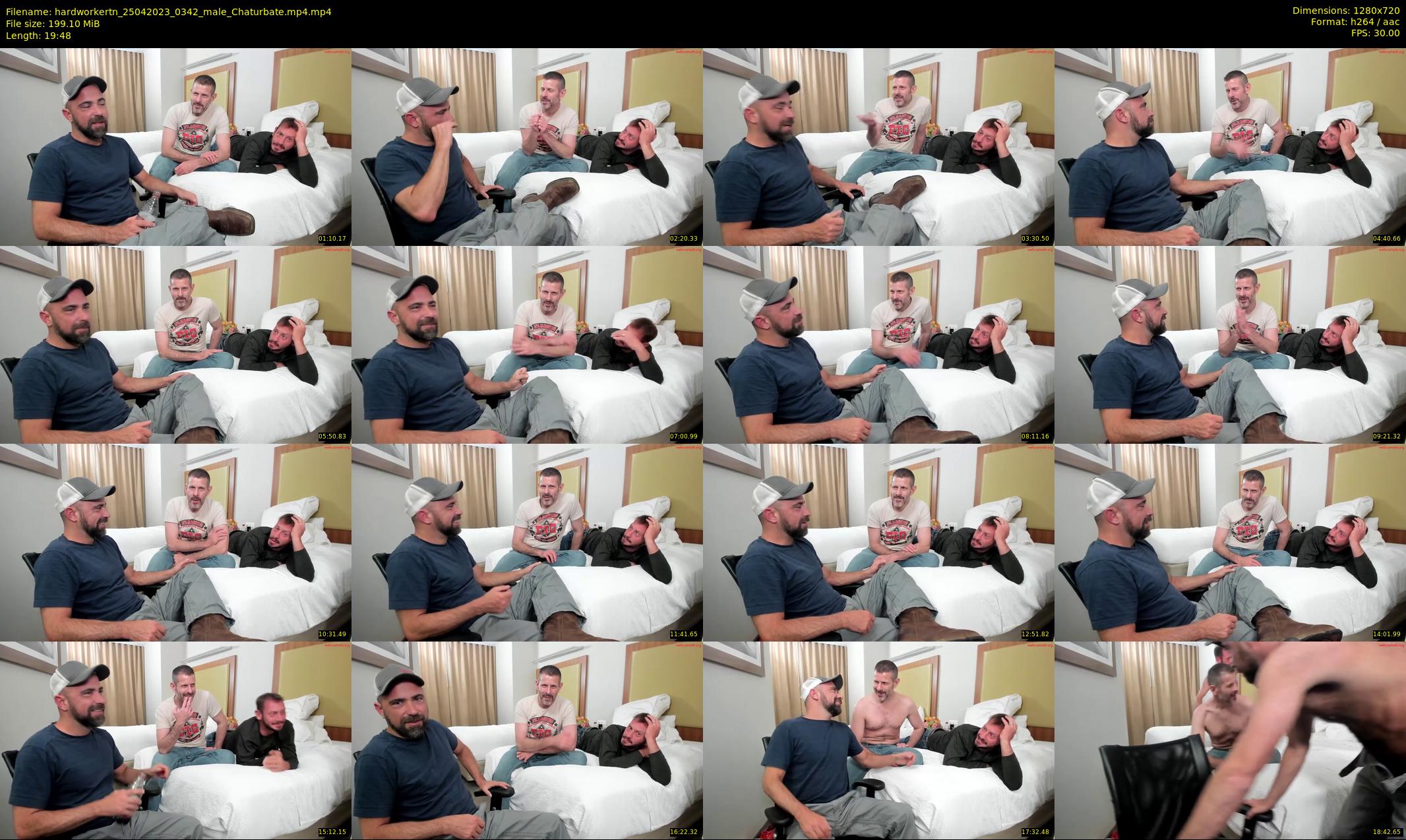 hardworkertn — 20 minute Chaturbate male cam show recording, 720p, Apr 25, 2023