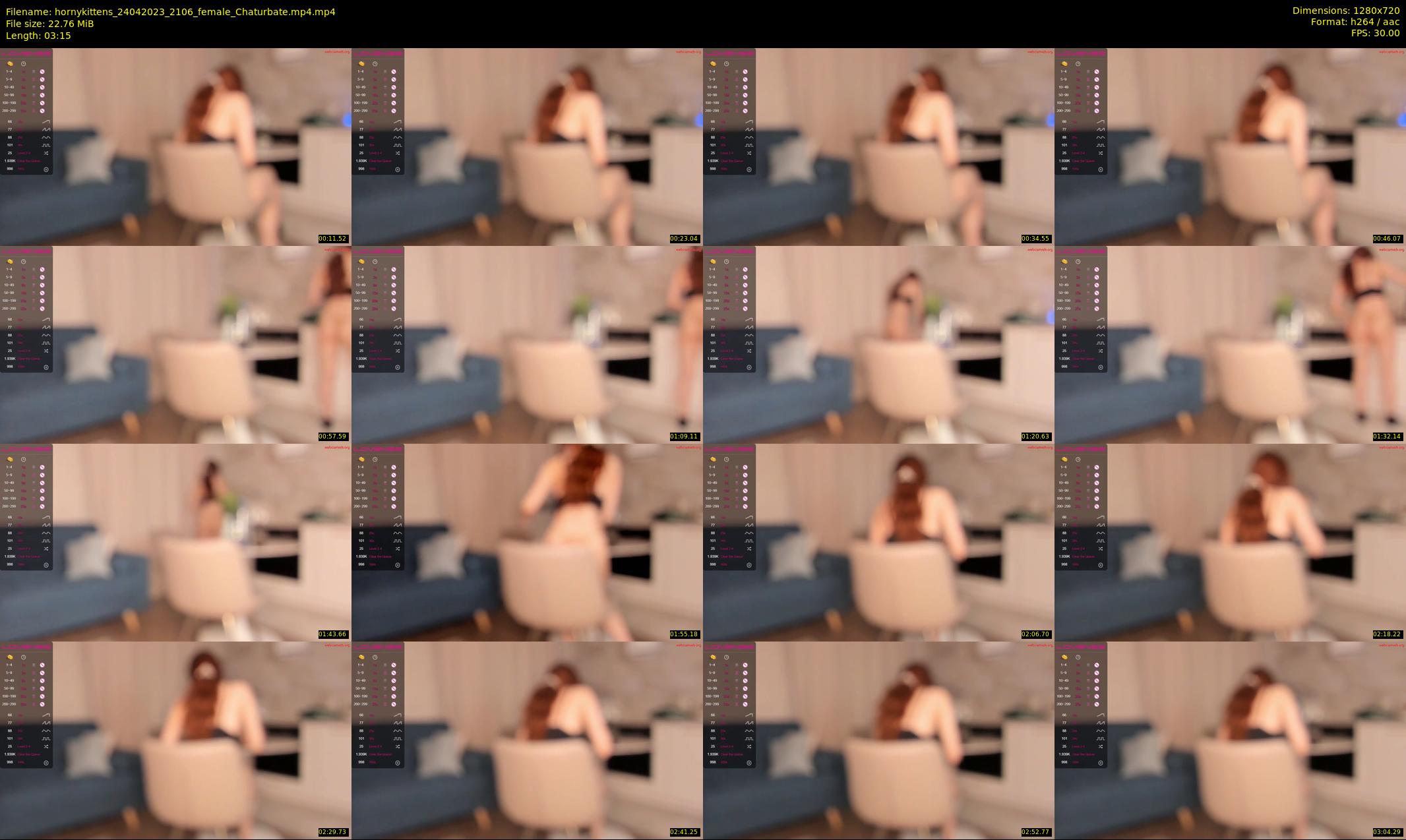 hornykittens — 4 minute Chaturbate couple cam show recording, 720p, Apr 24, 2023