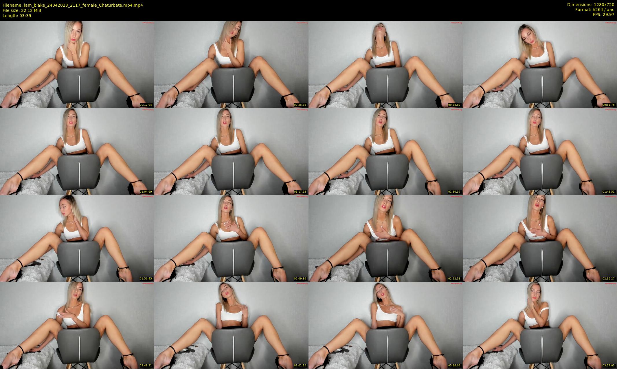 iam_blake — 4 minute Chaturbate female cam show recording, 720p, Apr 24, 2023