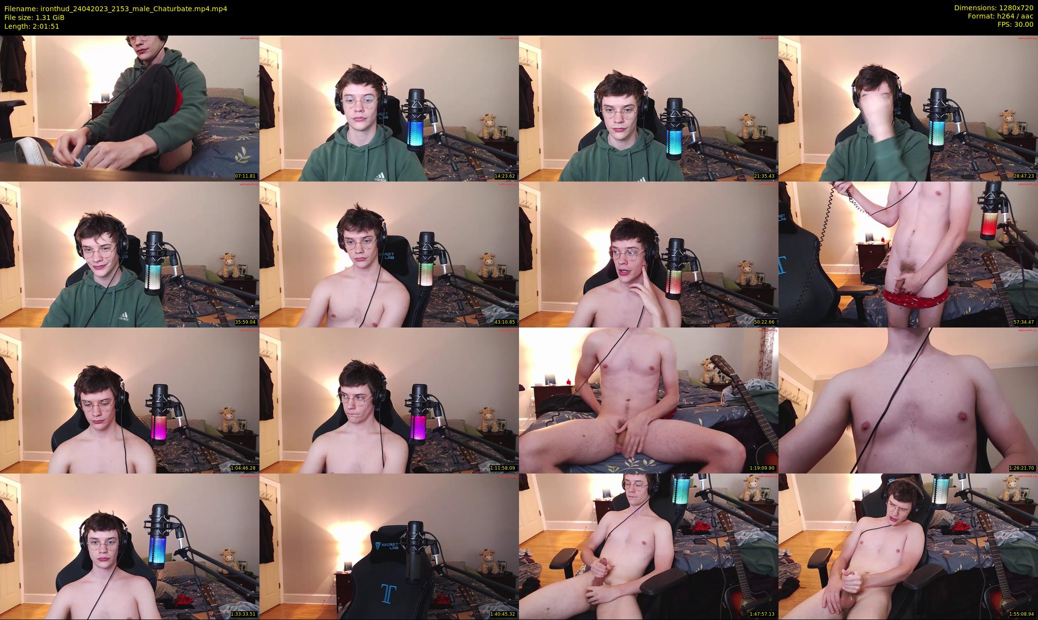 ironthud — 122 minute Chaturbate male cam show recording, 720p, Apr 24, 2023