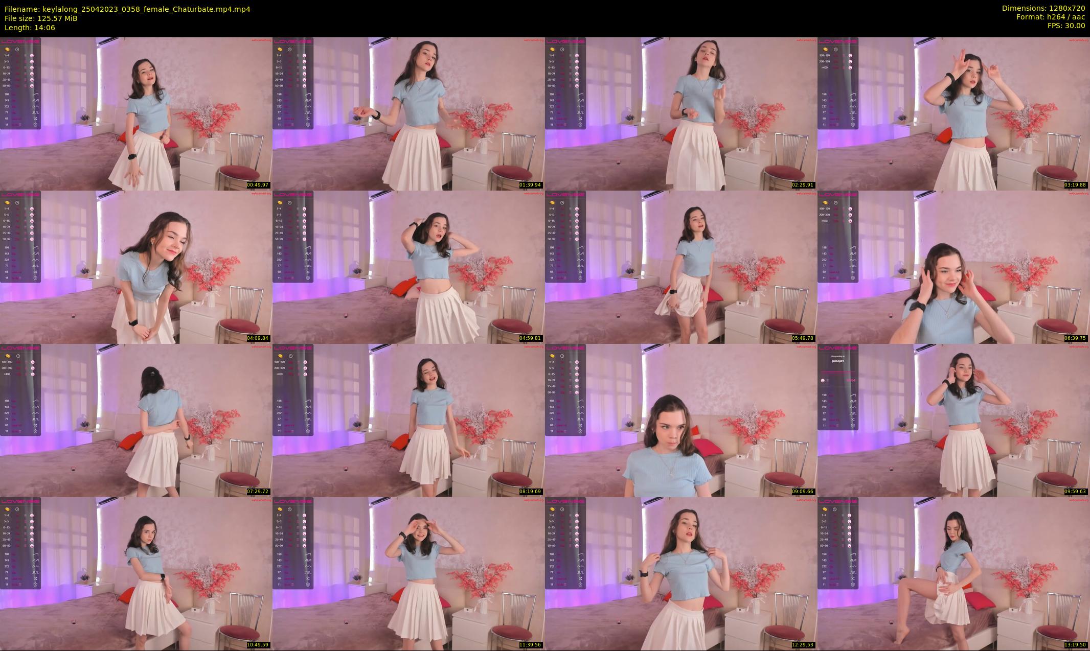 keylalong — 15 minute Chaturbate female cam show recording, 720p, Apr 25, 2023