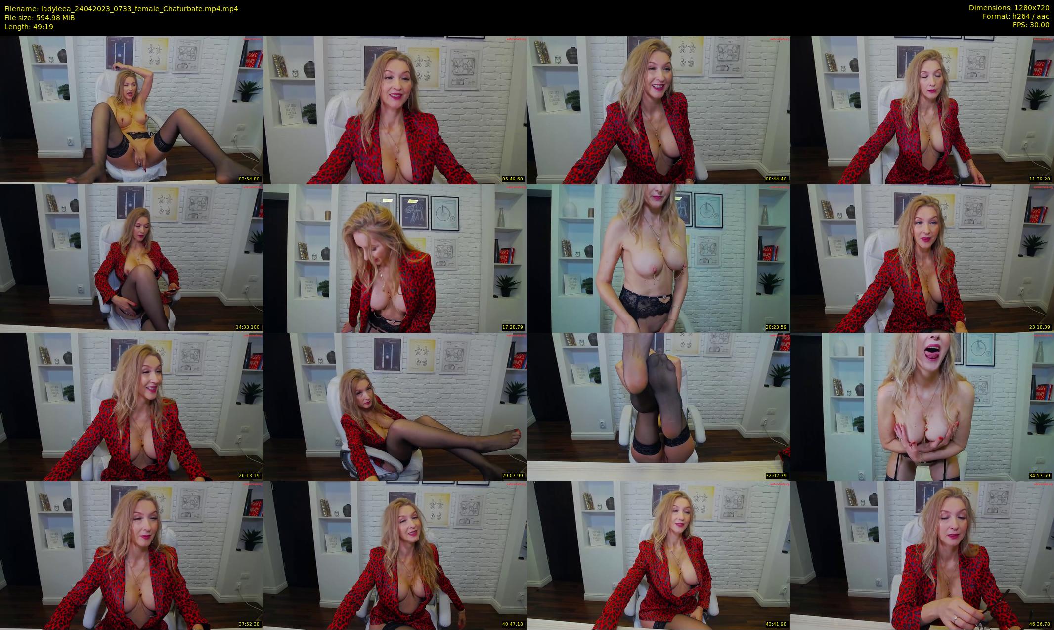 ladyleea — 50 minute Chaturbate female cam show recording, 720p, Apr 24, 2023