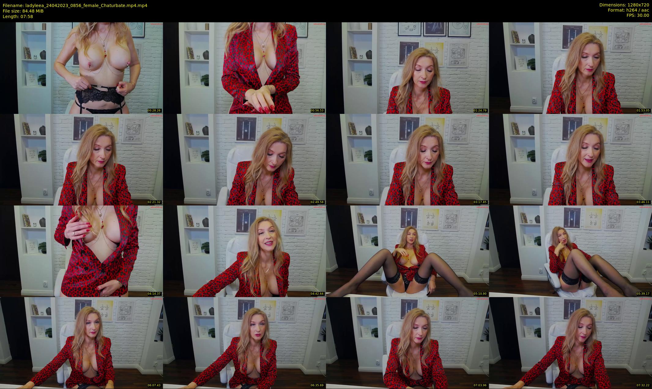 ladyleea — 8 minute Chaturbate female cam show recording, 720p, Apr 24, 2023