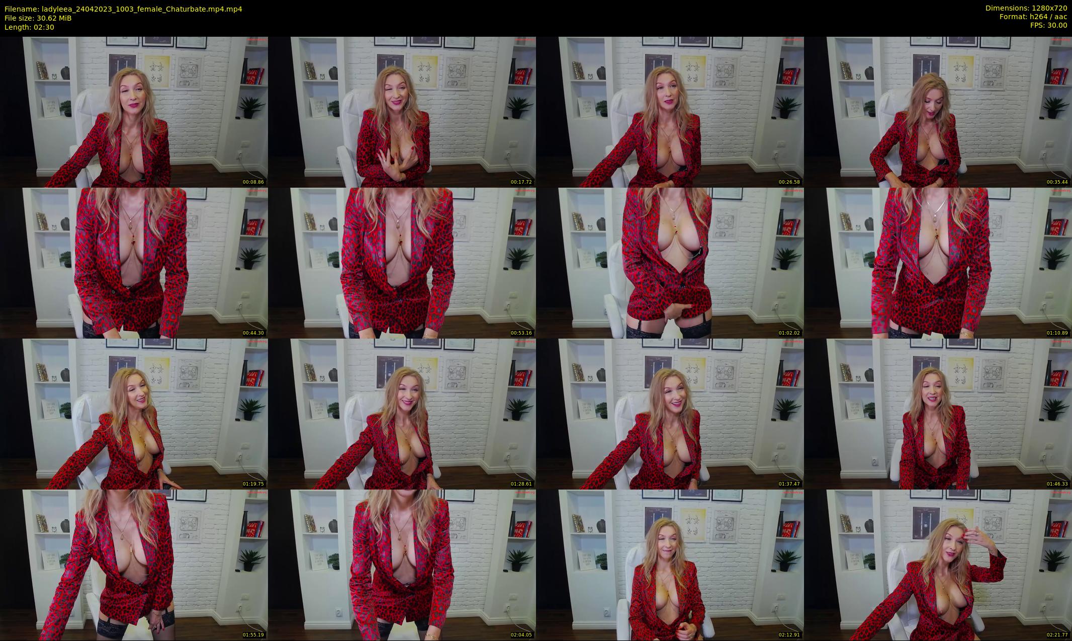 ladyleea — 3 minute Chaturbate female cam show recording, 720p, Apr 24, 2023