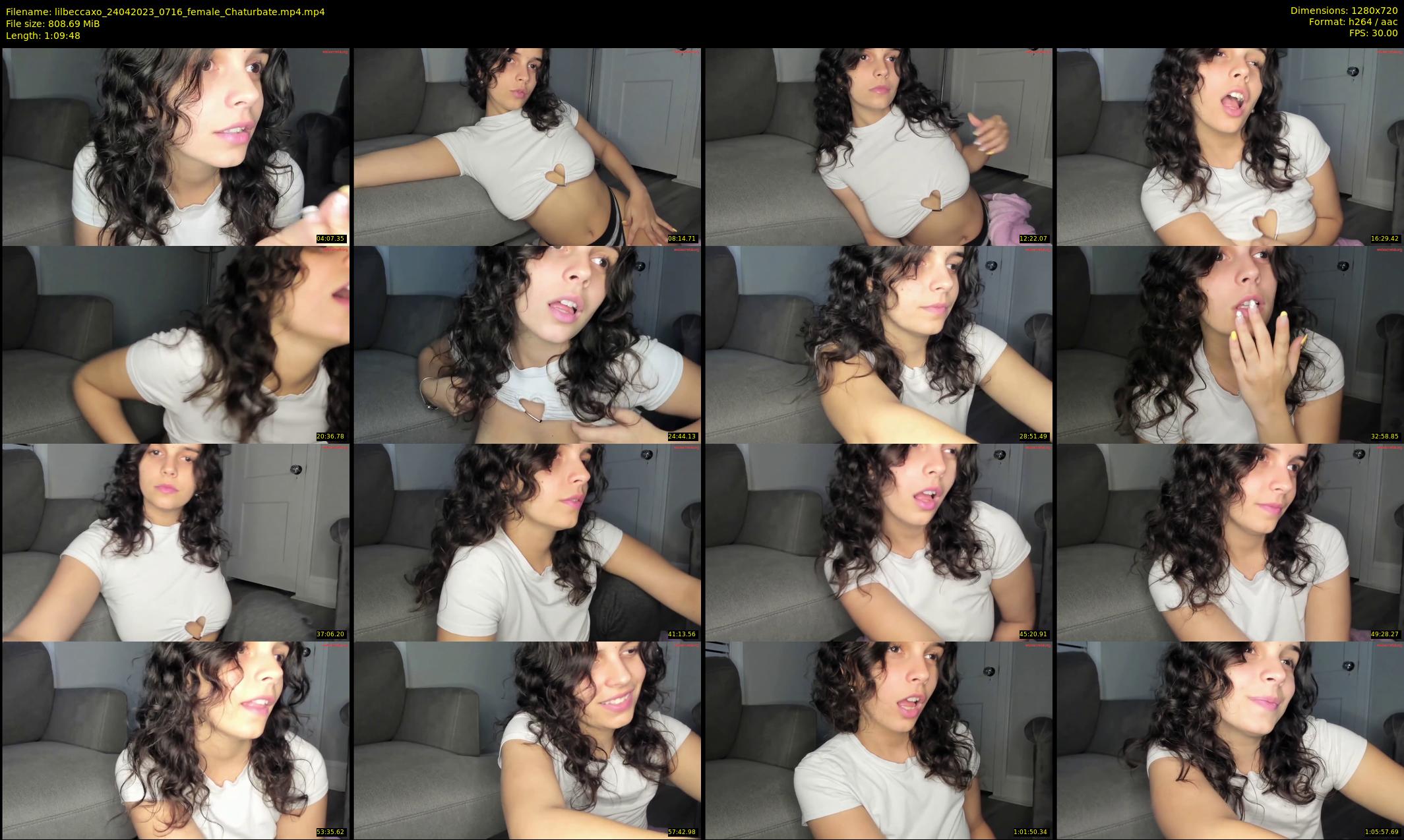 lilbeccaxo — 70 minute Chaturbate female cam show recording, 720p, Apr 24, 2023